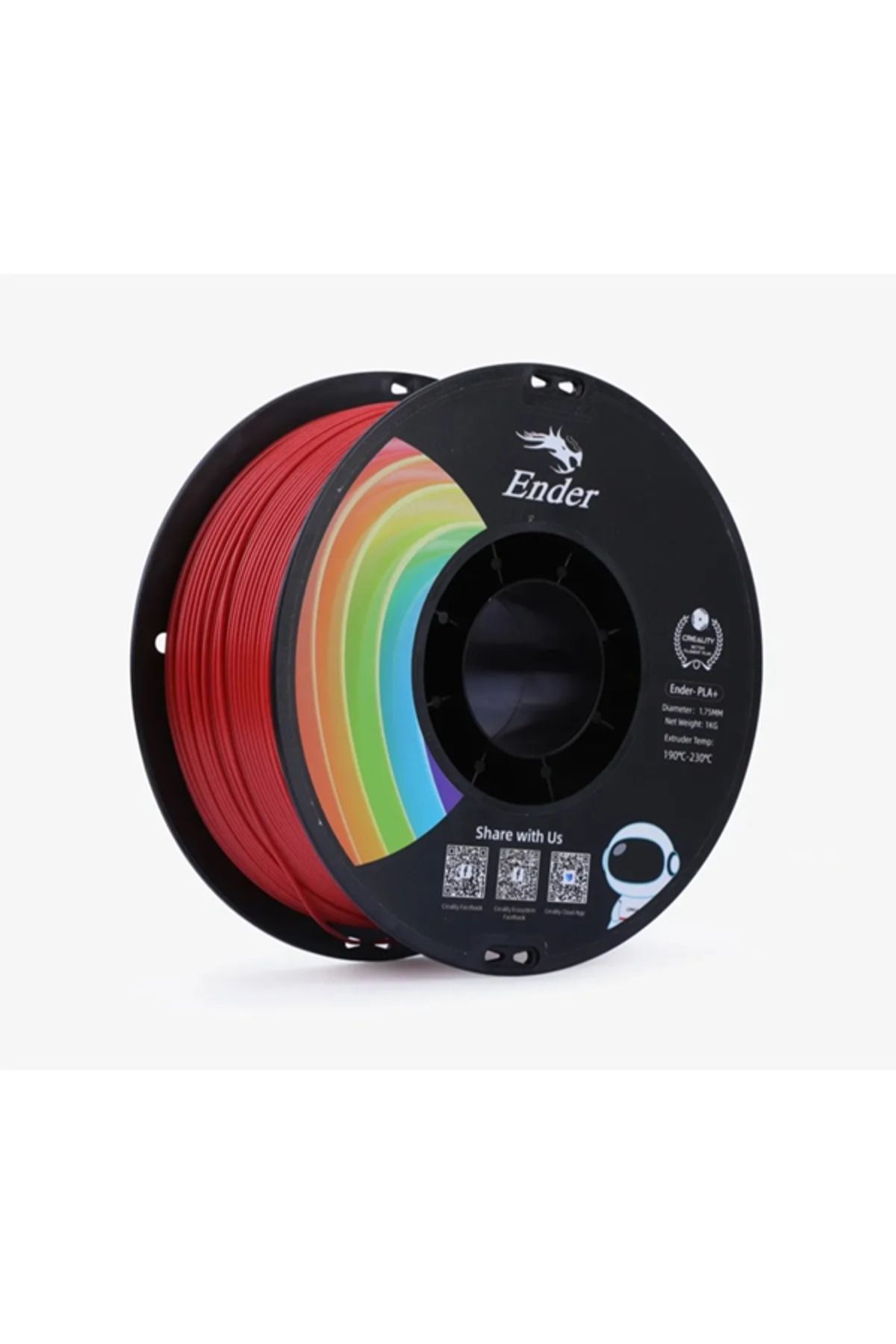 Creality Ender Pla Filament Kırmızı 1.75mm 12 kg