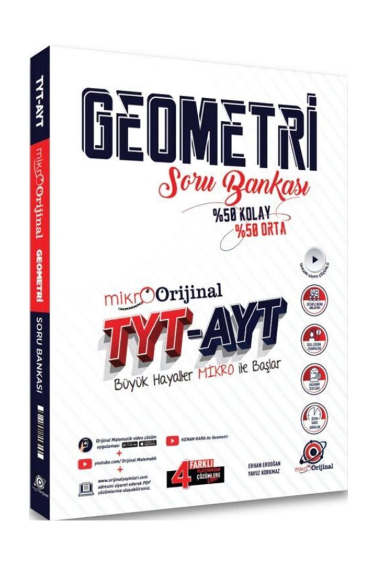 Orijinal Yayınları OrijinalMikro TYT AYT Geometri Mikro Soru Bankası Orijinal Yayınları