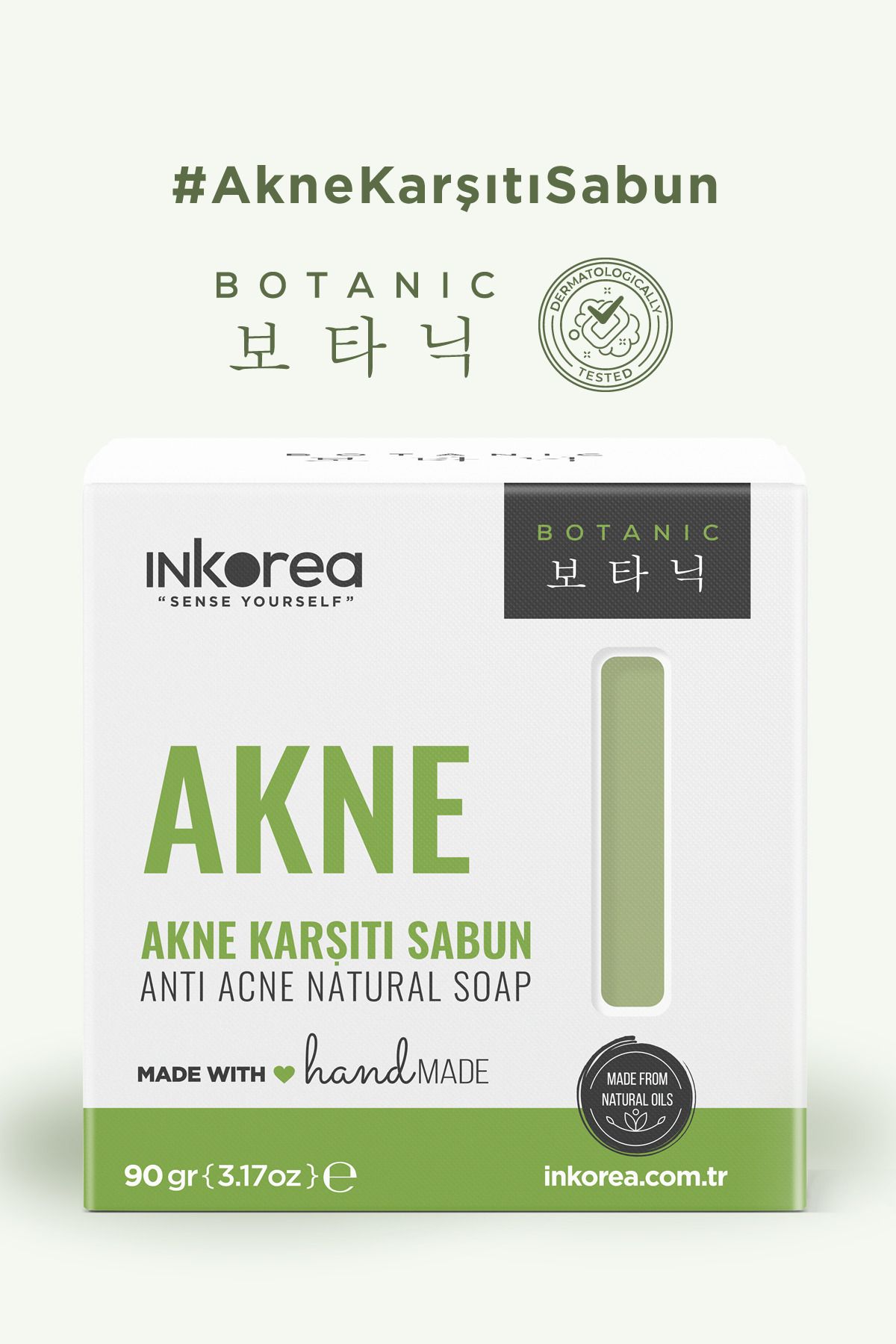 İnkorea Karşıtı Ve Yağ Dengeleyici Doğal Sabun / Anti-acne Oil Balancing Natural Soap