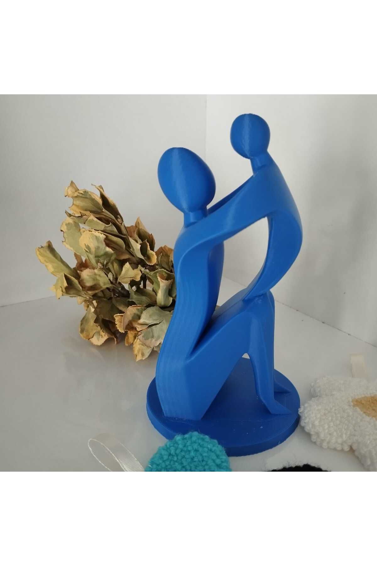 Dekor 3d Yazıcı PLA Hammaddeyle Üretilmiş Anne Çocuk Tasarım Biblo, Dekor 13 cm x 7 cm