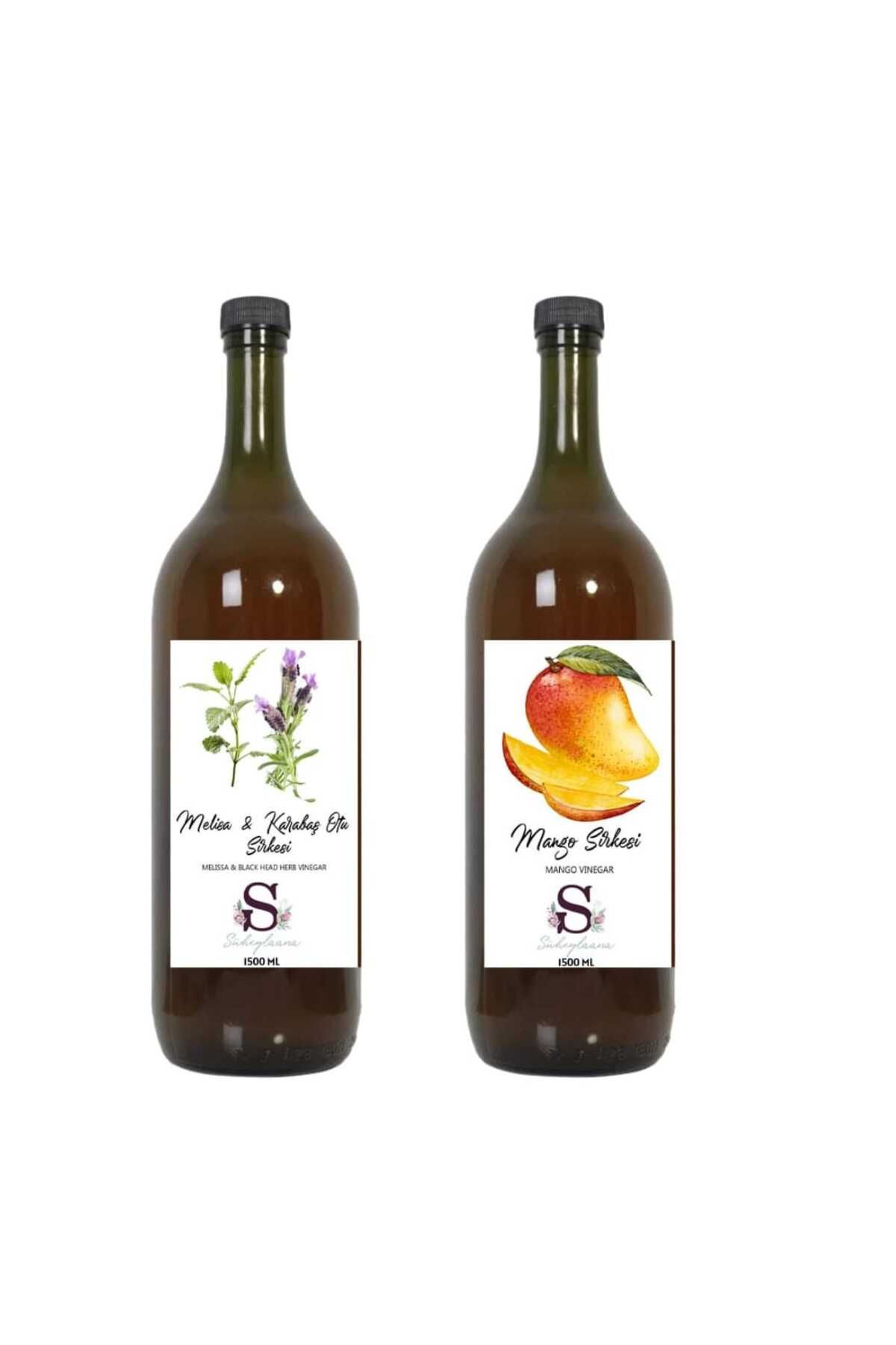 Süheylaana Doğal Melisa & Karabaş Otu Sirkesi 1500 Ml - Mango Sirkesi 1500 Ml