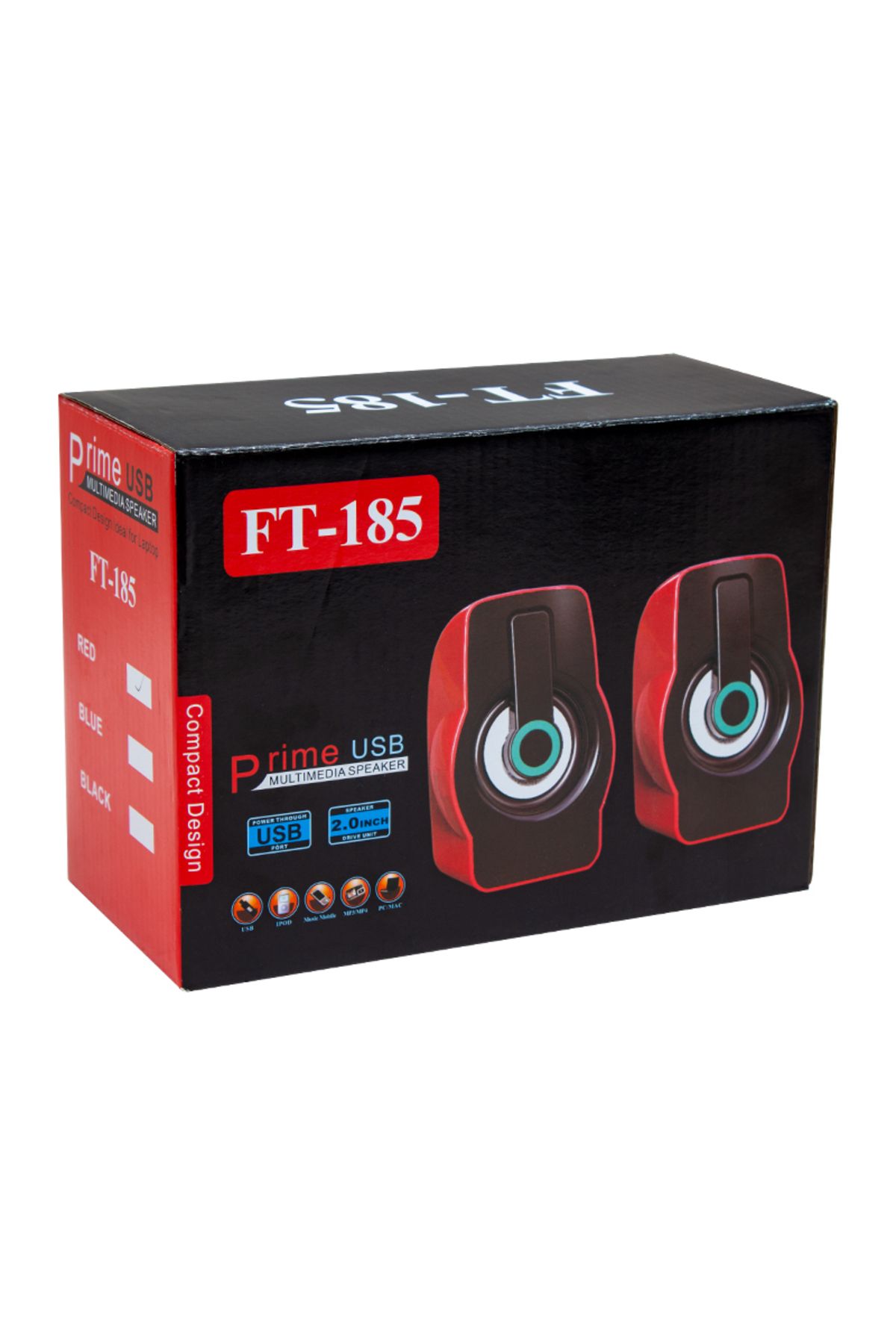 Emperium MAGICVOICE MV-4941 2.0 MULTIMEDIA RGB IŞIKLI 3 WATT * 2 USB HOPARLÖR SİYAH/MAVİ-SİYAH/KIRMIZI (5122)