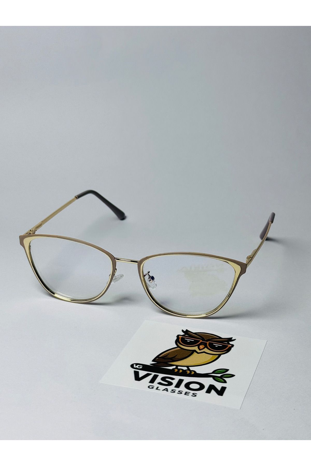 VG VISION GLASSES Golden Luxe Kadın Mavi Işık Korumalı Gözlük