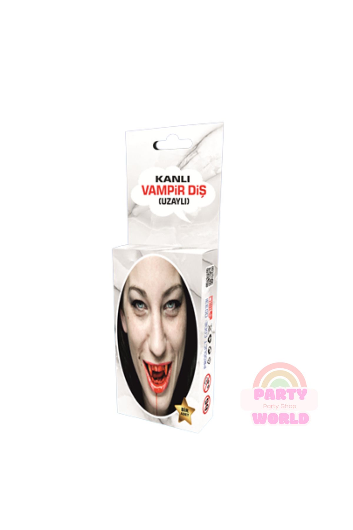 party world Kanlı Vampir Diş – Şaka Malzemesi (1 Adet)