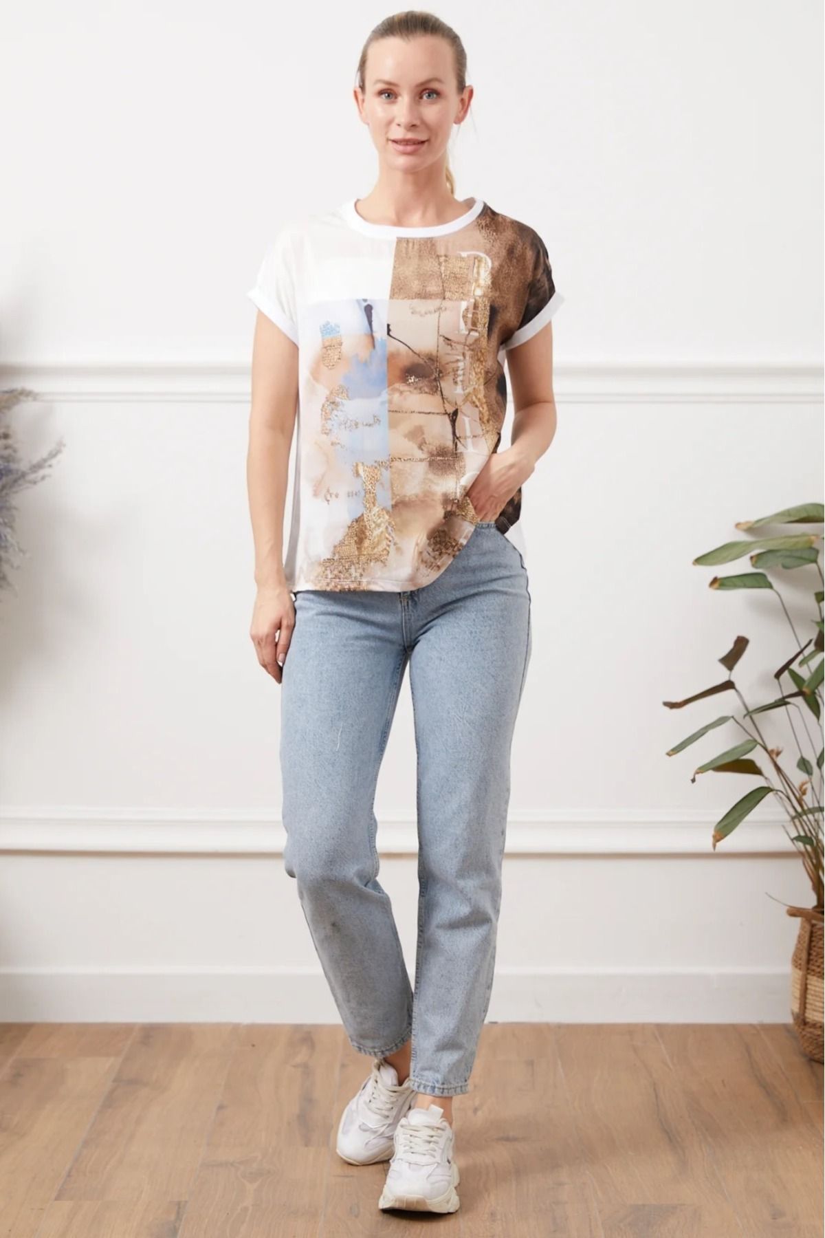 CF STORE Baskılı T-shirt