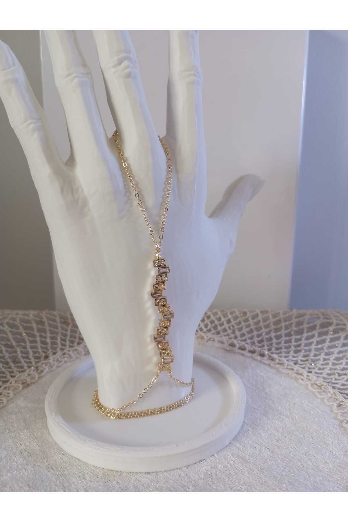 Çelik Gold Taş Detaylı Şahmeran