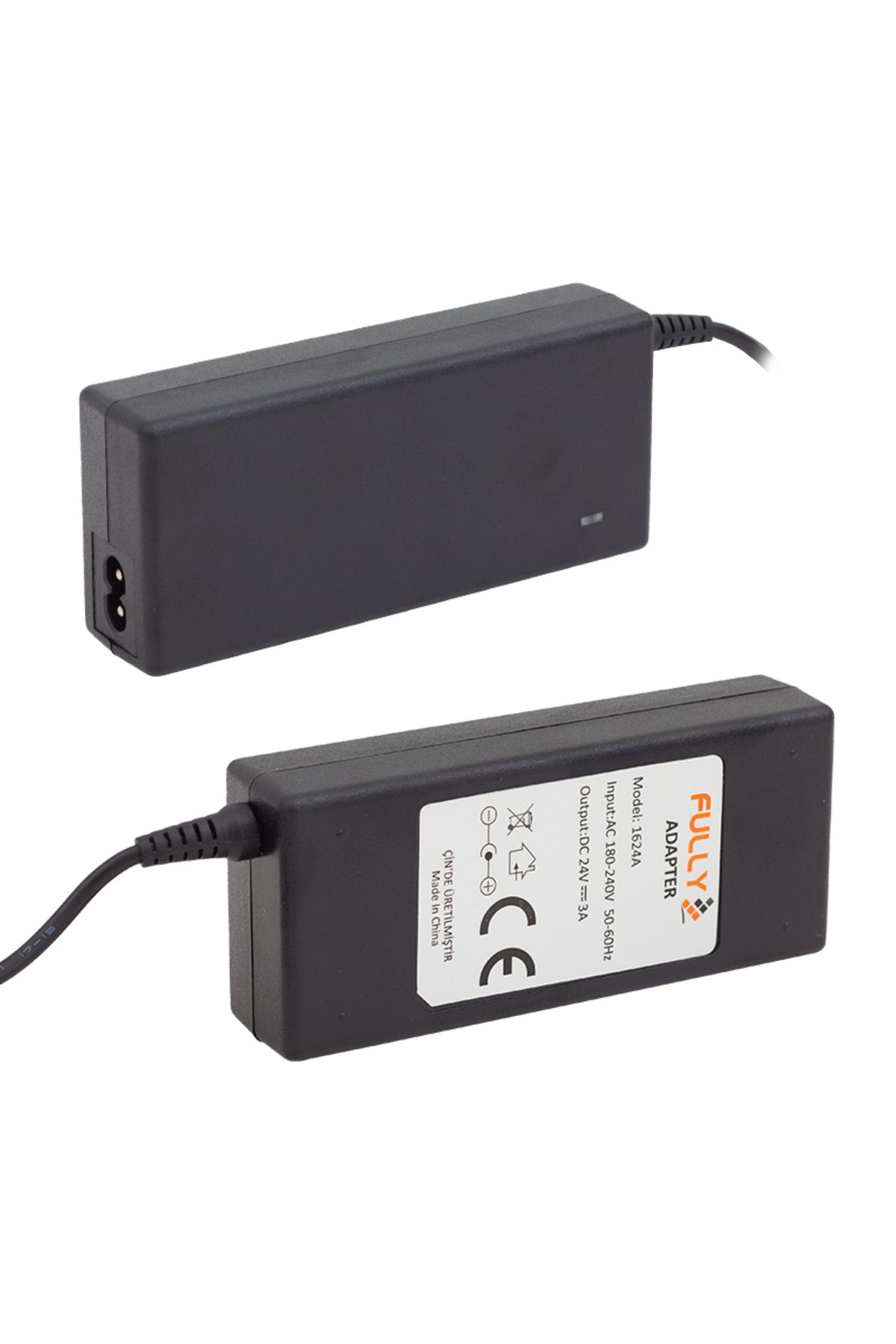 Emperium FULLY O-1624A 24 VOLT - 3 AMPER PLASTİK KASA MASAÜSTÜ ADAPTÖR 5.5*2.5 UÇ (5122)