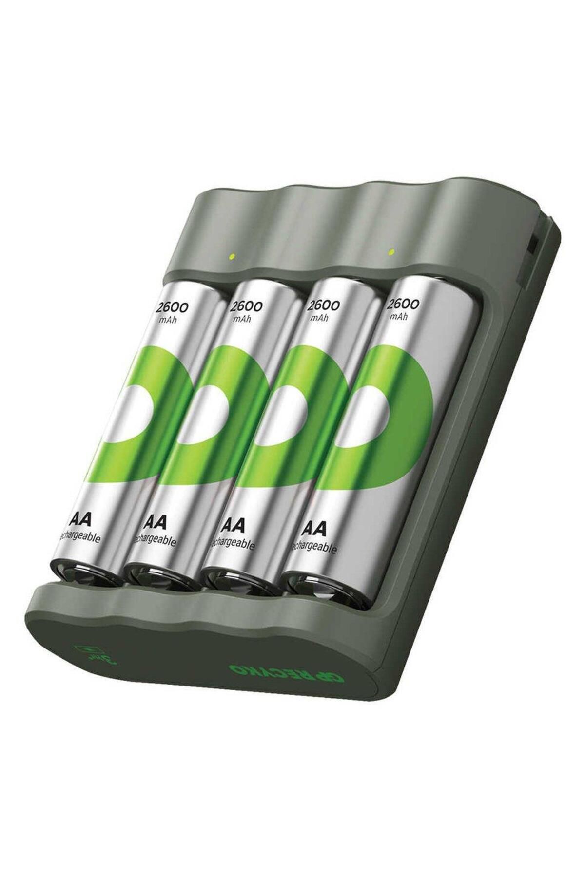 GP Recyko B441 4*2600 Mah R6 AA Pilli Şarj Cihazı (B441/270HCER21-2GTLB4)