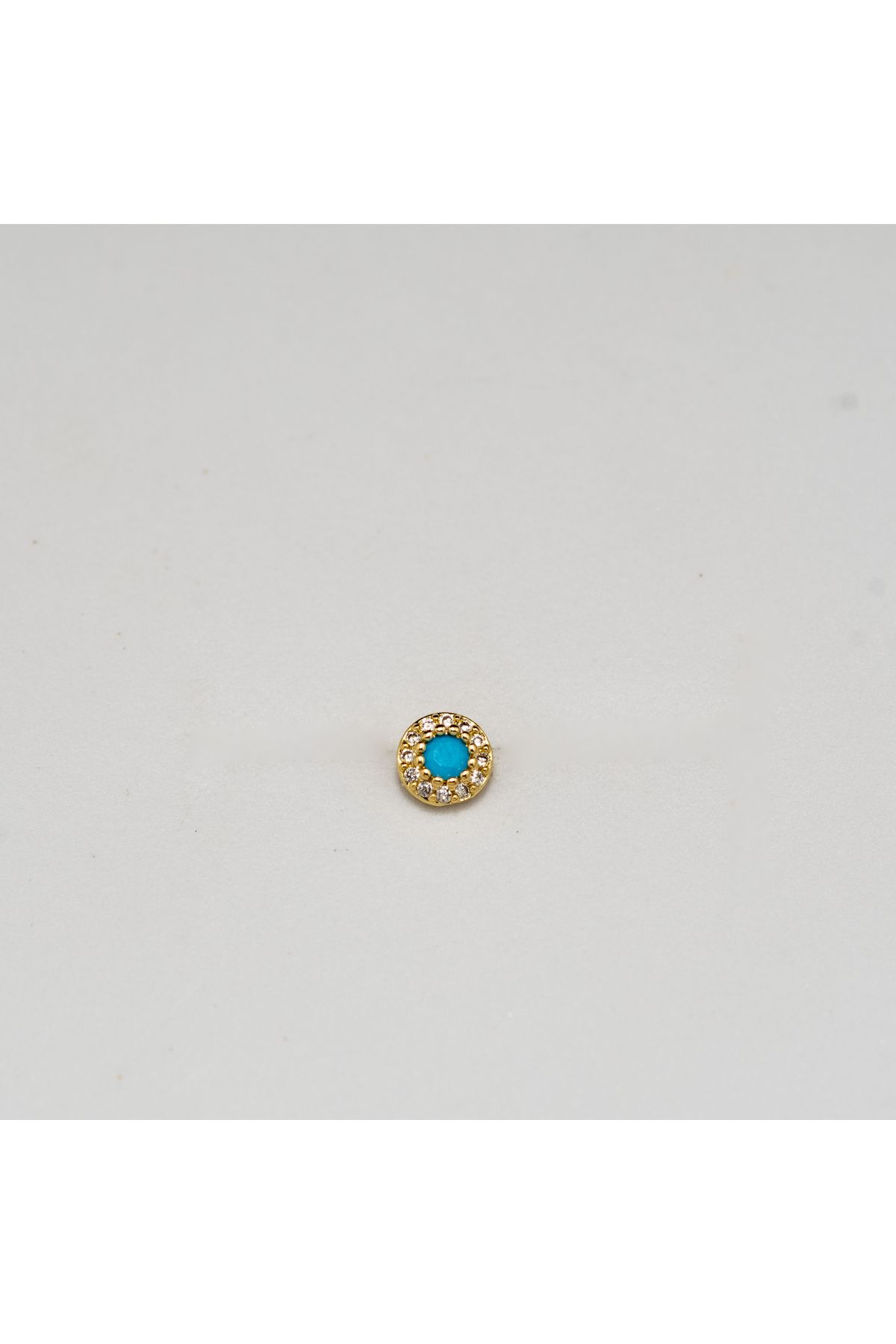 Piercing by Sever TURKUAZ TAŞLI MODEL ÇELİK PIERCING… ALTIN/GOLD RENKLİ ve ŞEFFAF TAŞLI (TARGUS HELIX CONCH FLAT)