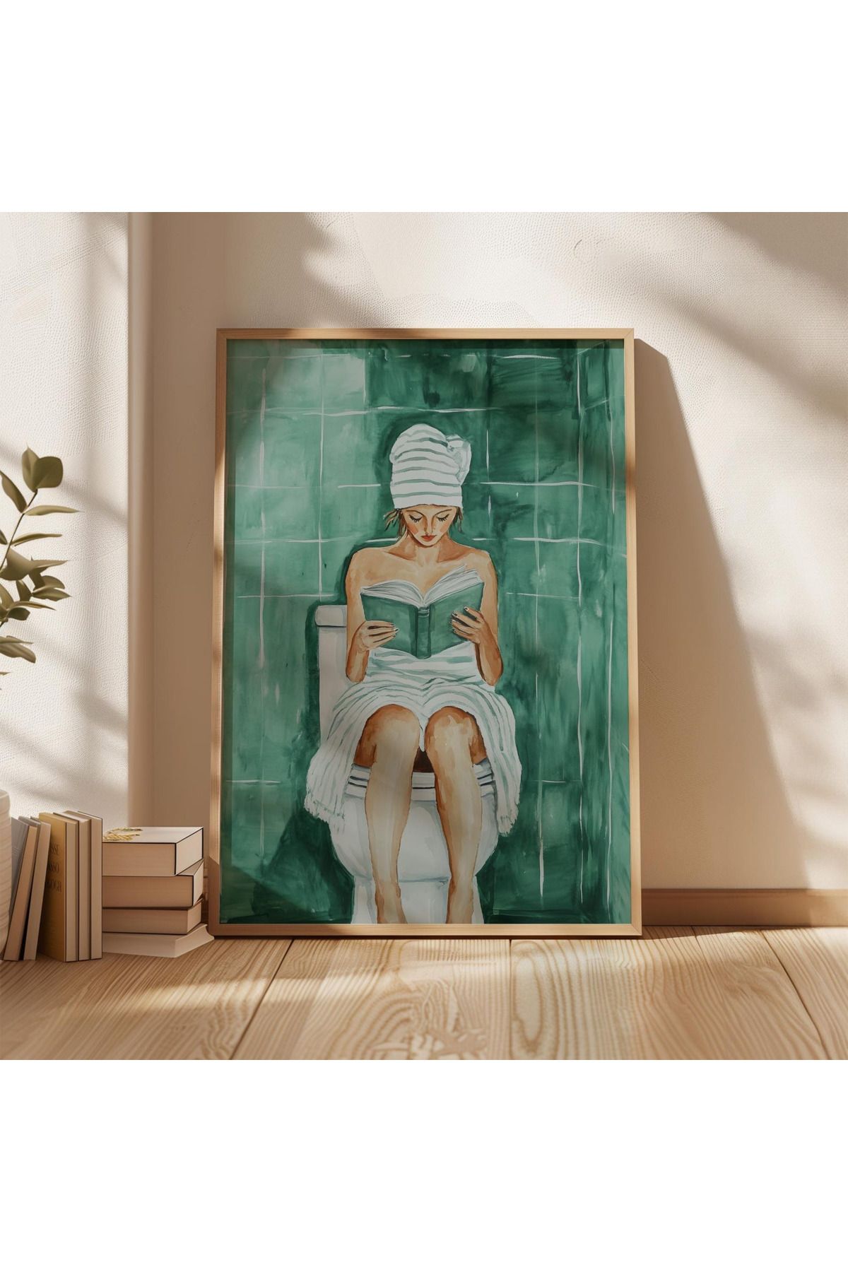 woodhomeworks tek parça salon ofis dekor tablo
