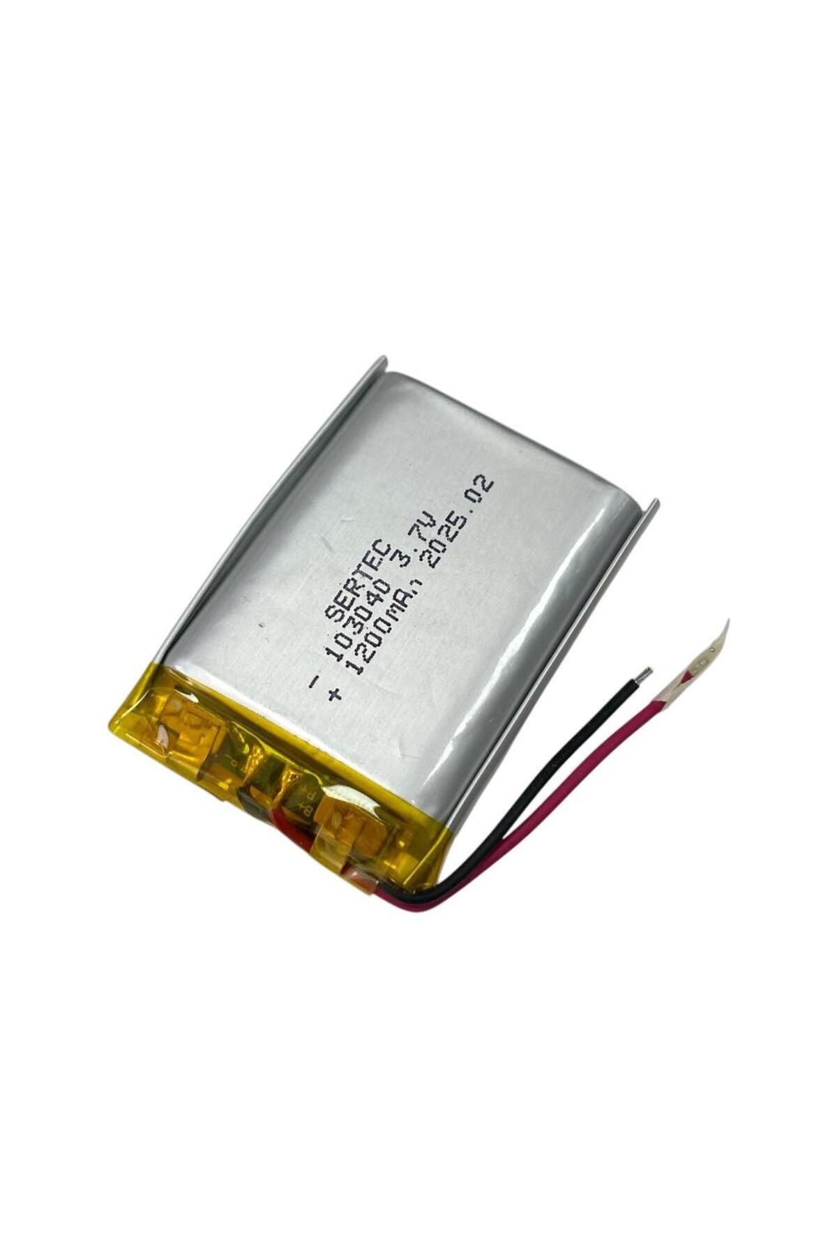 Sertec 103040 3.7V 1200mAh Li-Polymer Pil