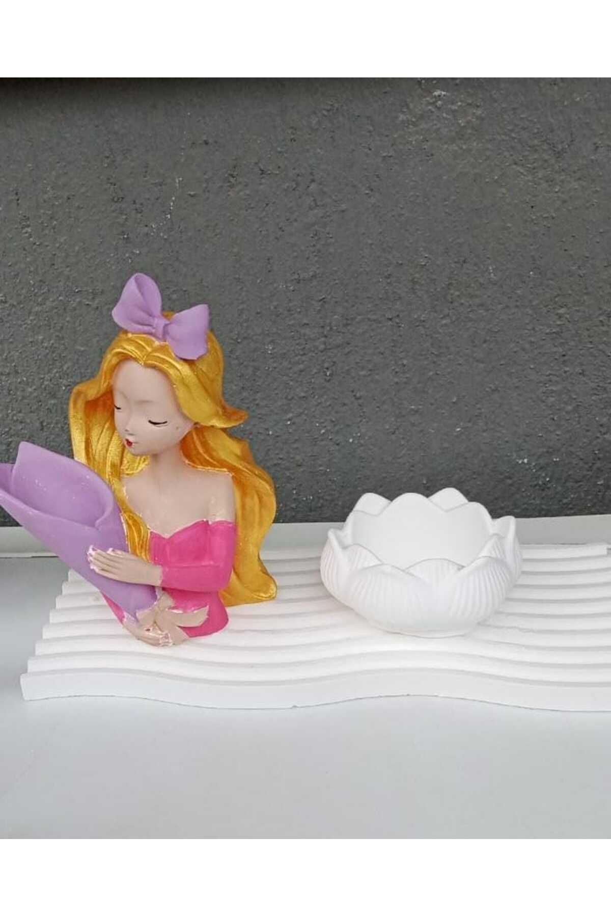 Gizay Dekorasyon Ürünleri Lotus Buket Kız Set Dekor Obje