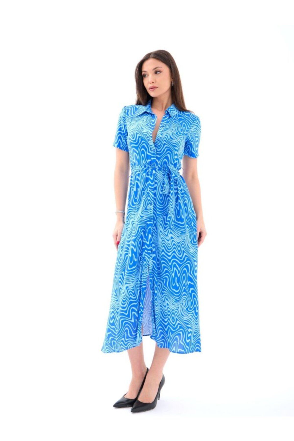 velmorafashion 7087 ELBİSE-HONG KONG