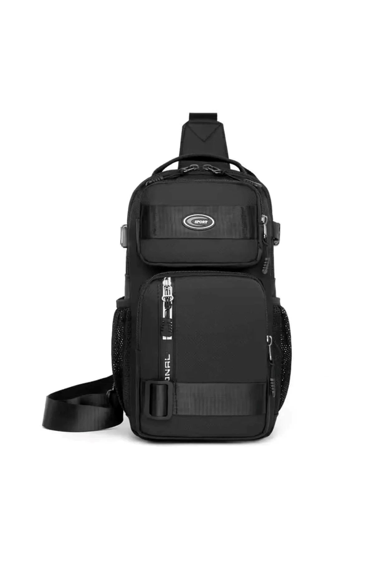 Newish Polo Çapraz Tek Kol Göğüs Omuz Crossbody Çanta Oxford Kumaş Erkek Sırt Çantası