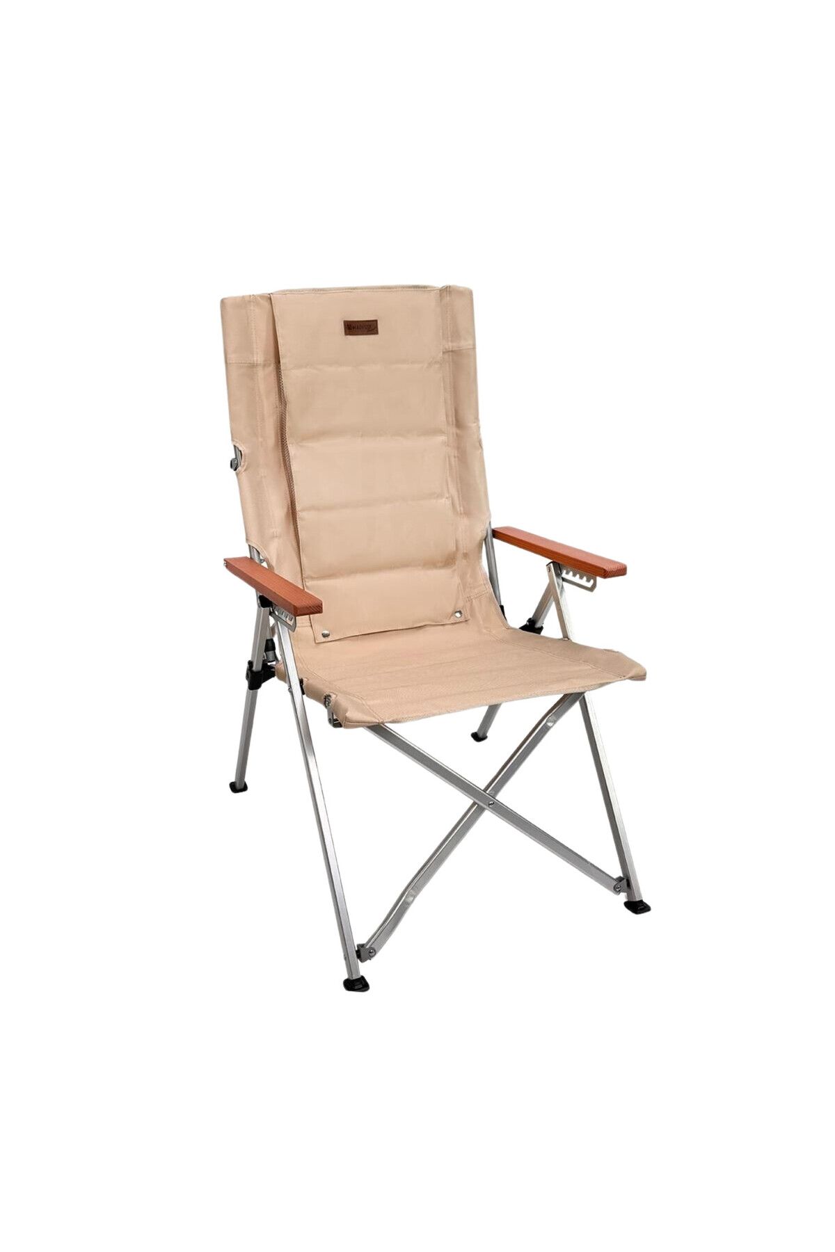 SAVEX Katlanır Kamp Piknik Sandalyesi - Madfox Haven - 6 Kademeli - Bej - 547282 - Taşıma Çantalı