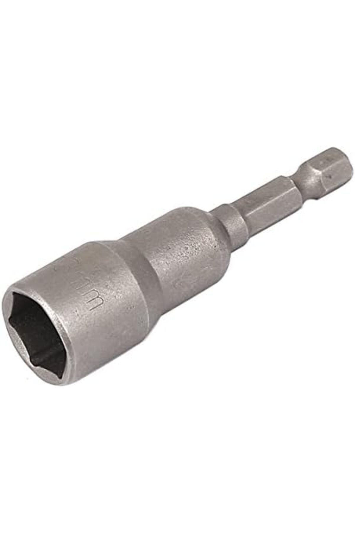 Generic-Aexit Bell (Construction hardware) Shape Hex drill hole 13mm Metal Socket Nut Setter Gray 65mm Long 1
