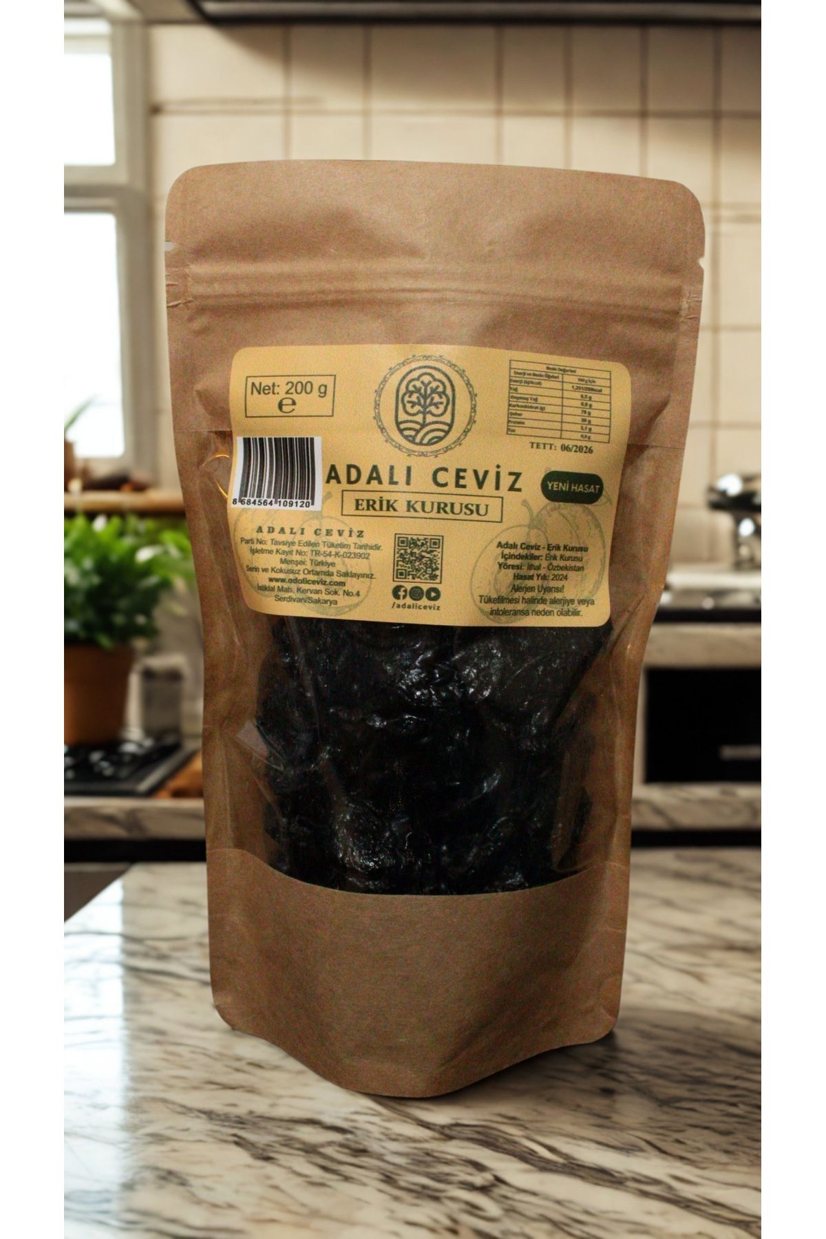 ADALI Adalı Ceviz Erik Kurusu 200 Gr
