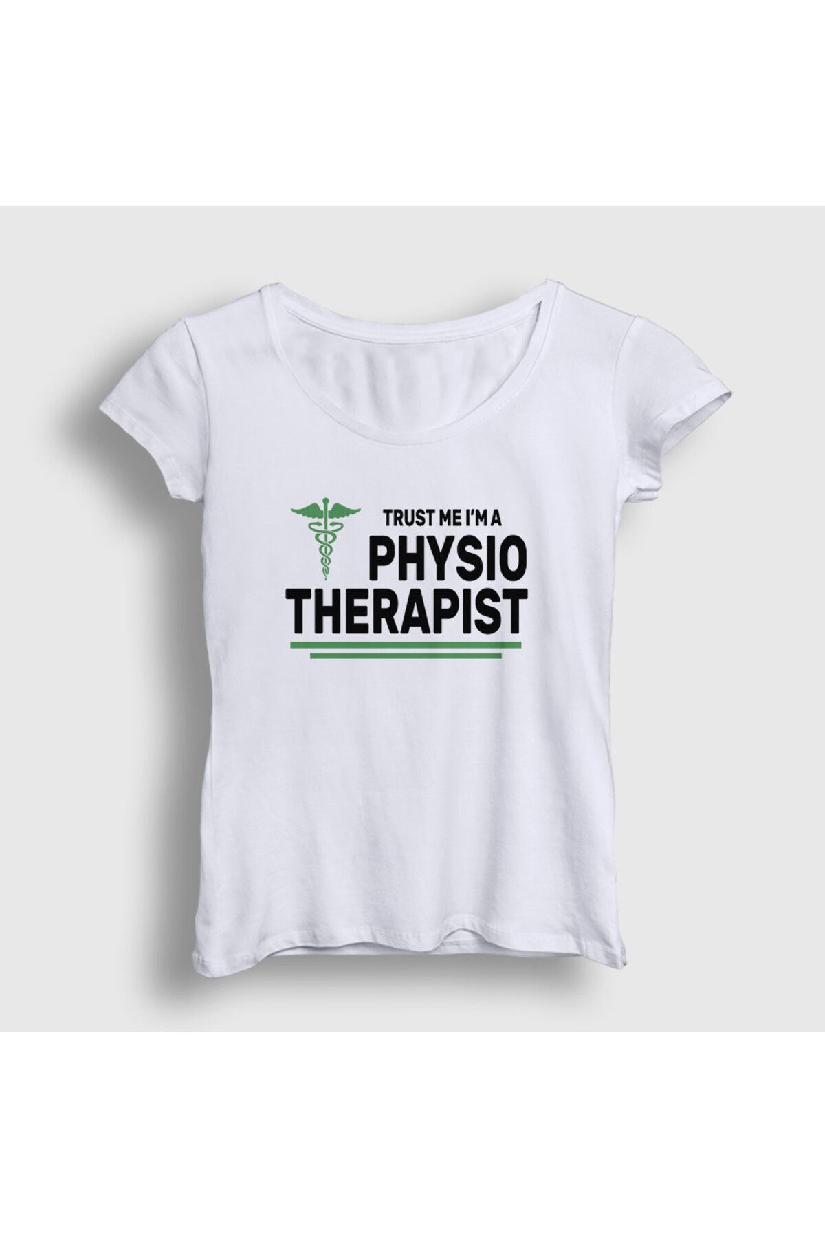 Presmono Kadın Beyaz Trust Hediye Physiotherapist Fizyoterapist T-Shirt 545557tt