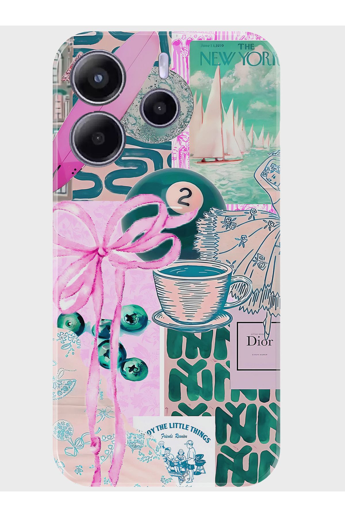 Activist Xiaomi Redmi Note 14 5G Kılıf Baskılı Silikon Kapak - 24