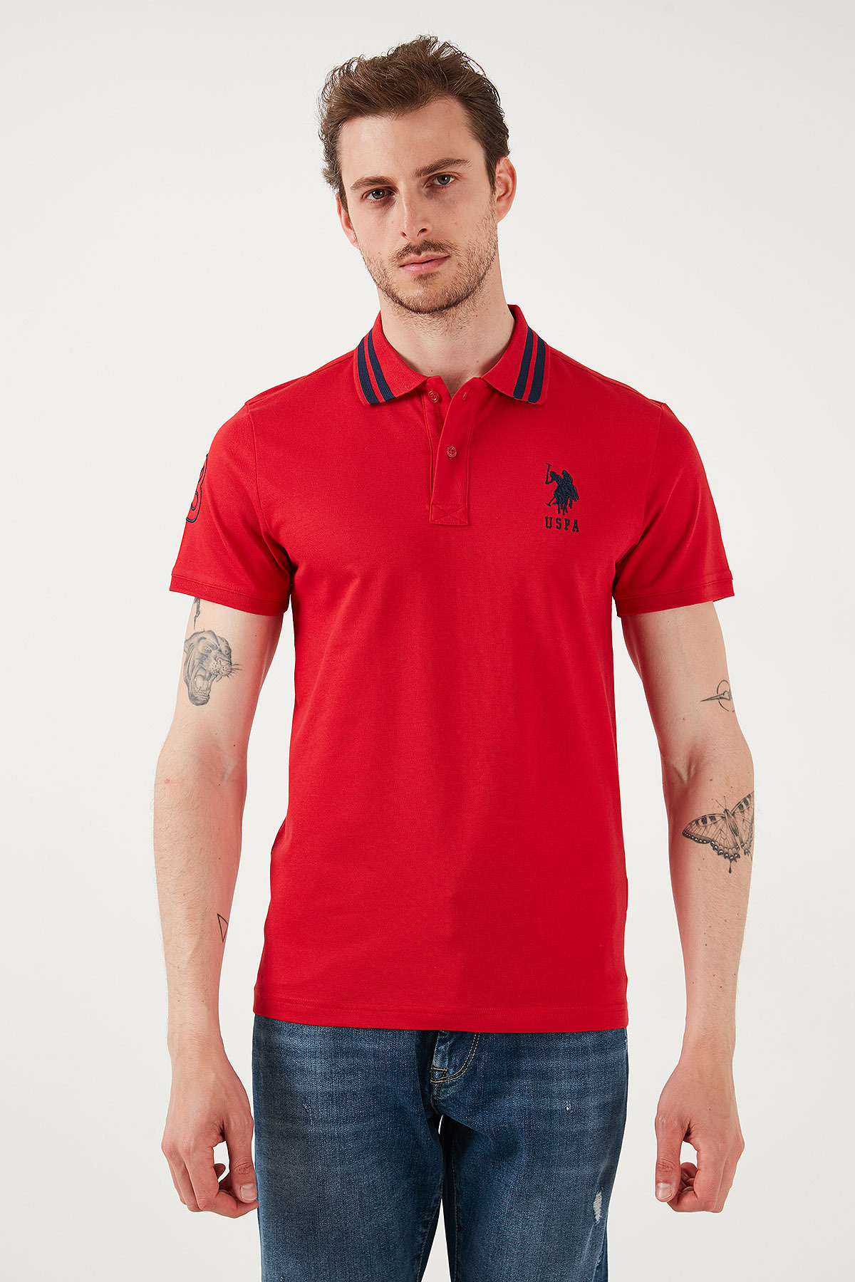 پولوشرت مردانه یقه پلو | یو اس پولو U.S. Polo Assn. G081GL0112084093 TR - تصویر 2
