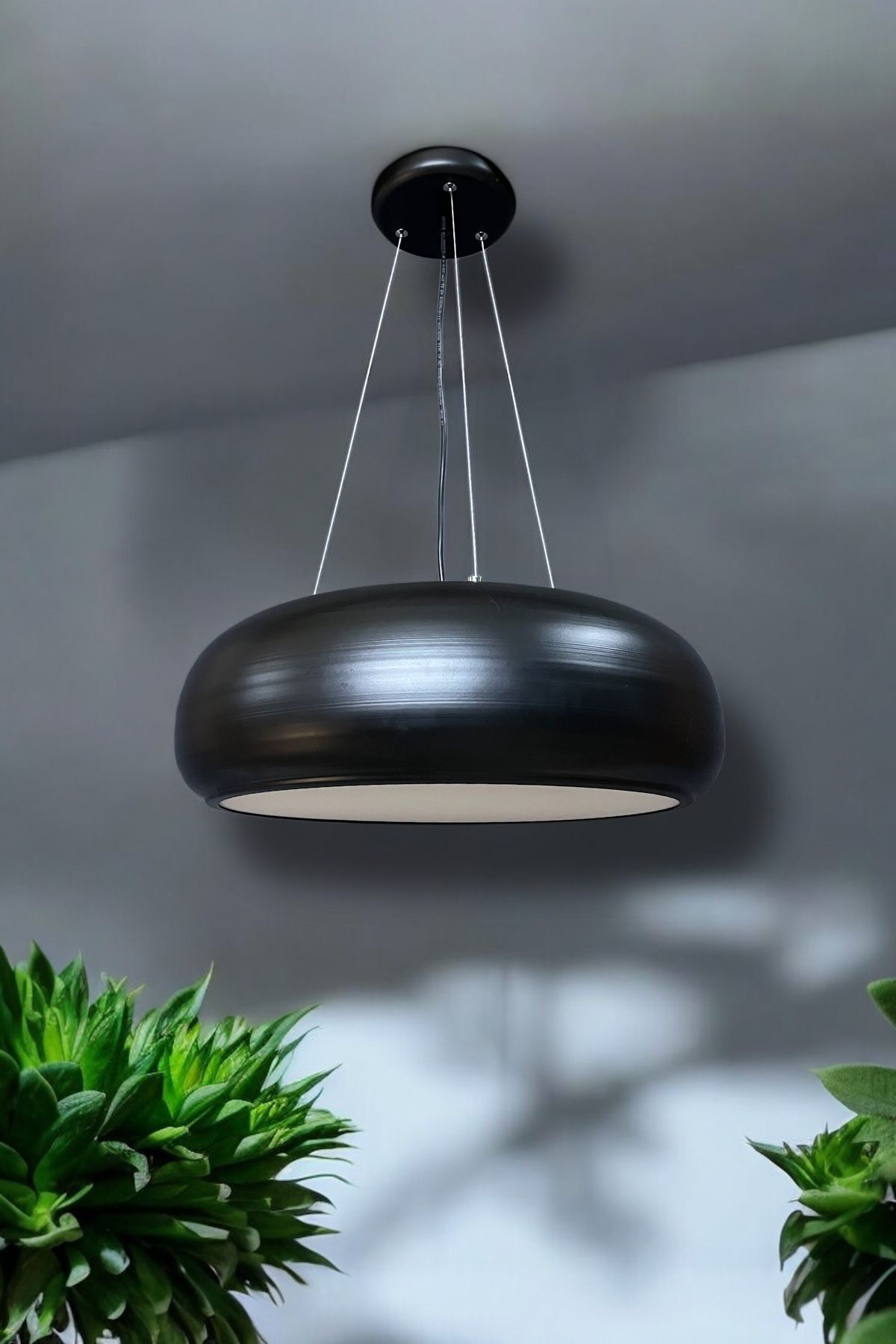 Home UFO Model Sarkıt Lineer Led Avize (Beyaz Işık) Yatak Odası Mutfak Salon cafe otel