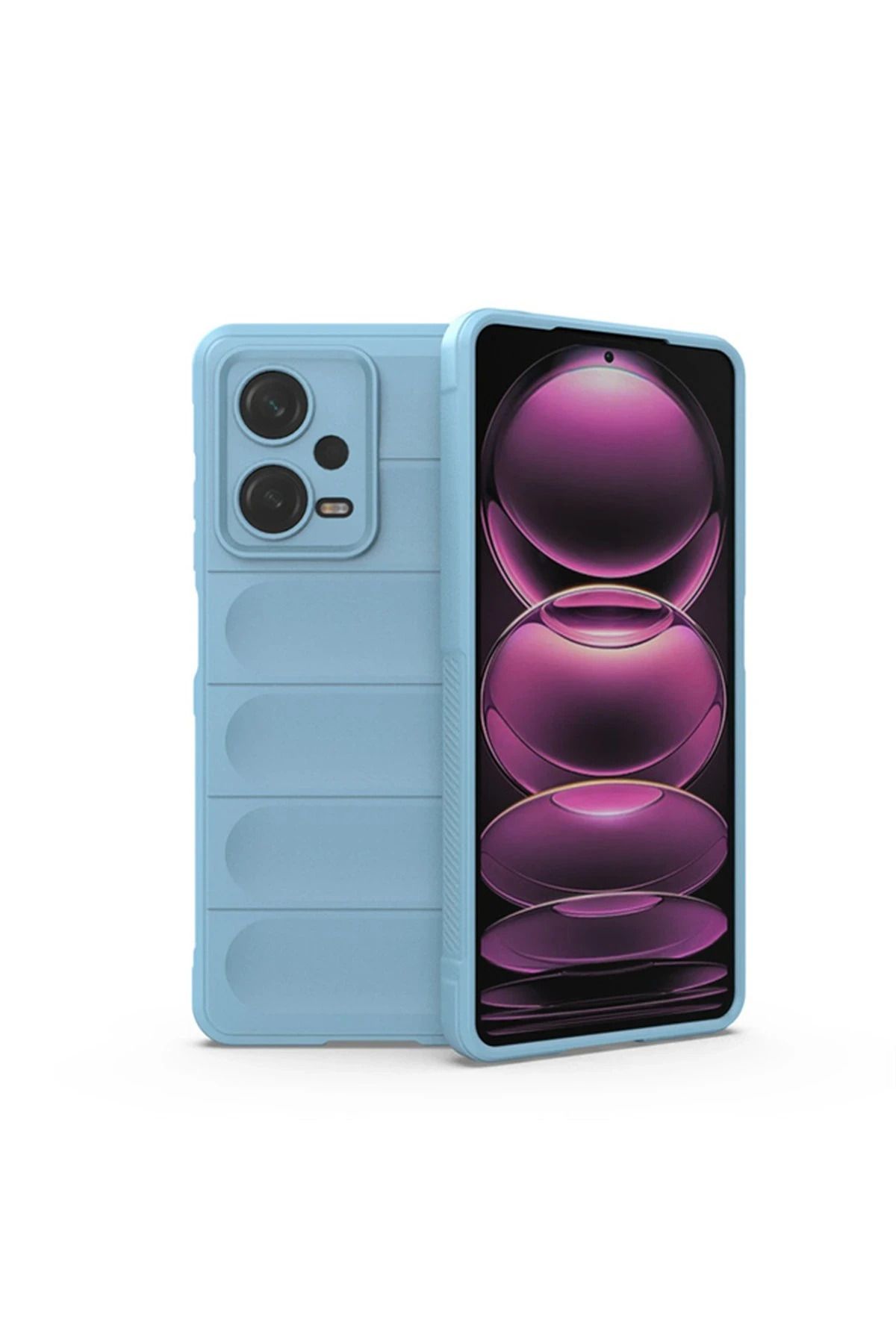 NewFace Xiaomi Redmi Note 12 4G Kılıf Optimum Silikon - Sky Blue  uyumlu