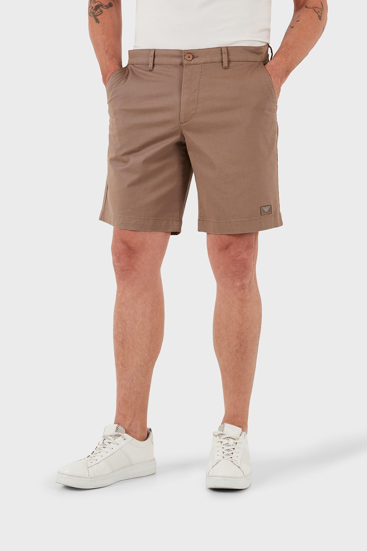 Emporio Armani Streç Pamuklu Regular Fit Normal Bel Short Erkek SHORT EM000591 AF12336 U6189