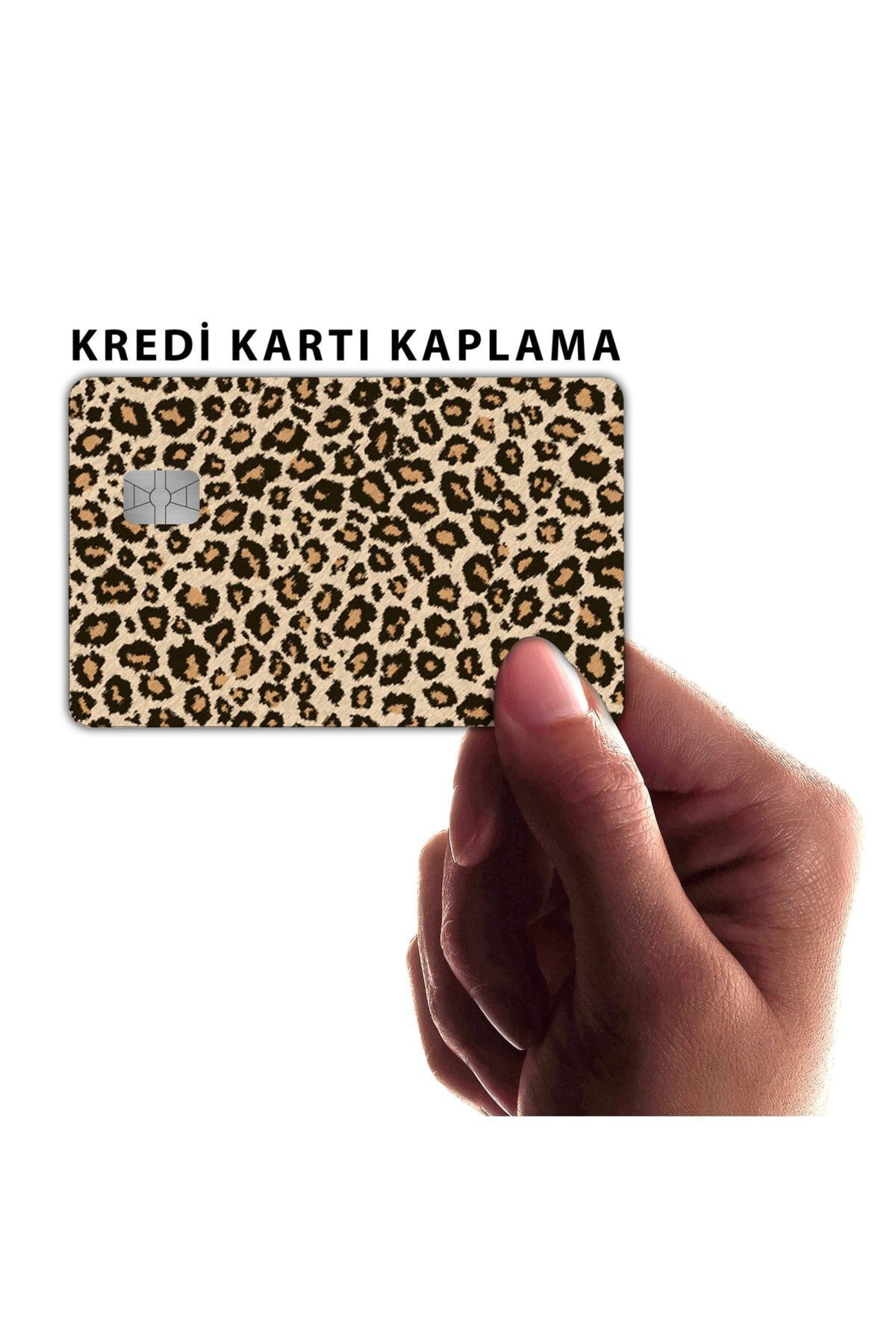 hediyenebak Leopar Desen Tasarımlı | Kart Kaplama Stickeri | Kredi/Banka Kartı Için Uyumlu