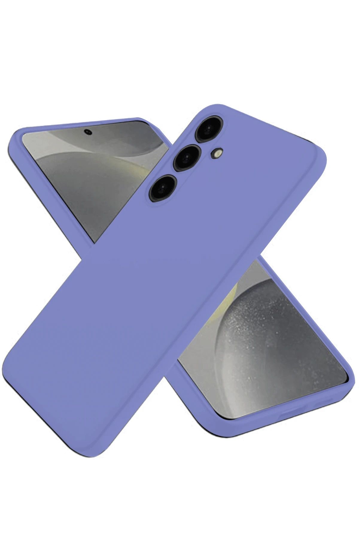 NewFace Samsung Galaxy A26 Kılıf First Silikon - Lila GLSTD