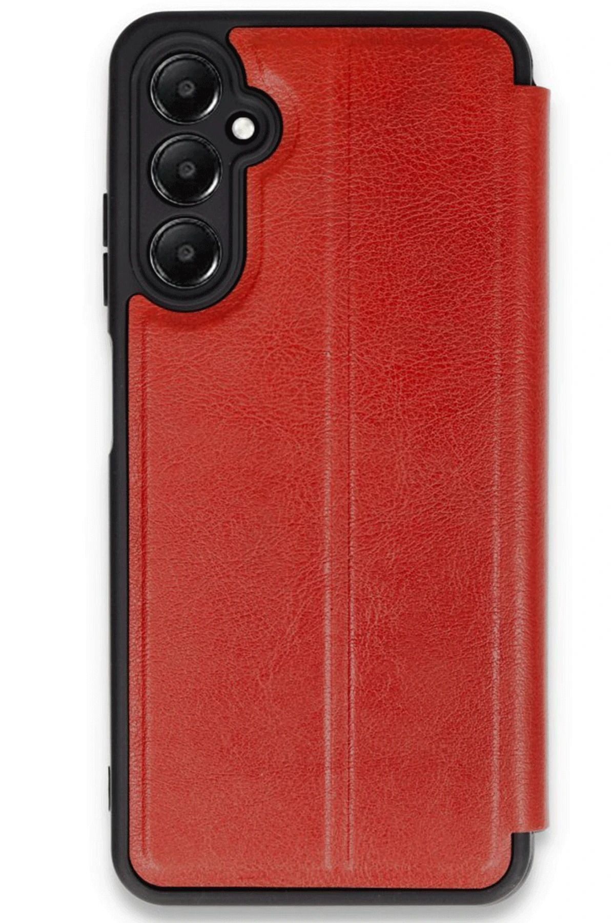 NewFace Samsung Galaxy A26 Kılıf Flip Cover - Kırmızı GLSTD