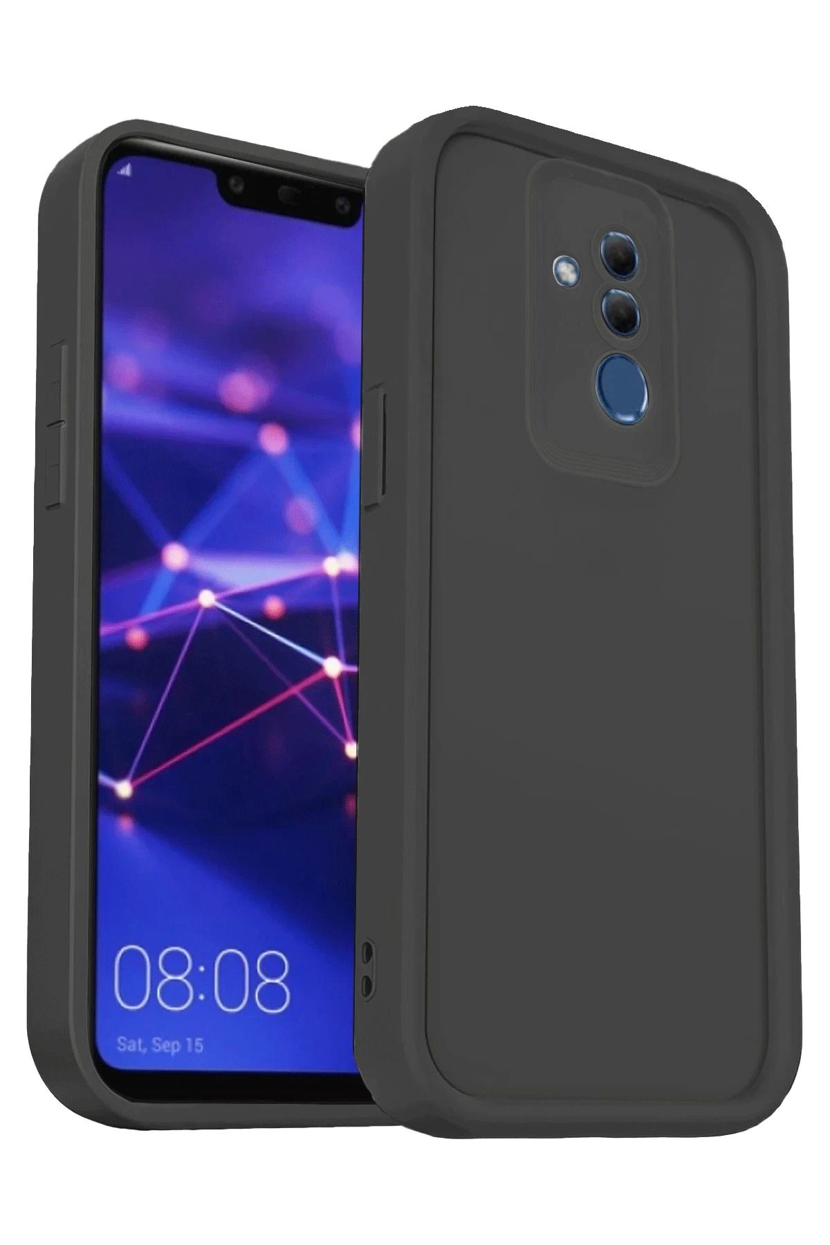 NewFace Huawei Mate 20 Lite Kılıf Viera Silikon - Siyah MRAYD