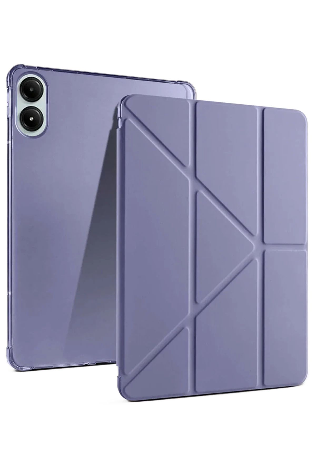 NewFace Xiaomi Redmi Pad Pro 12.1 Kılıf Kalemlikli Mars Tablet Kılıfı - Lila MRAYD