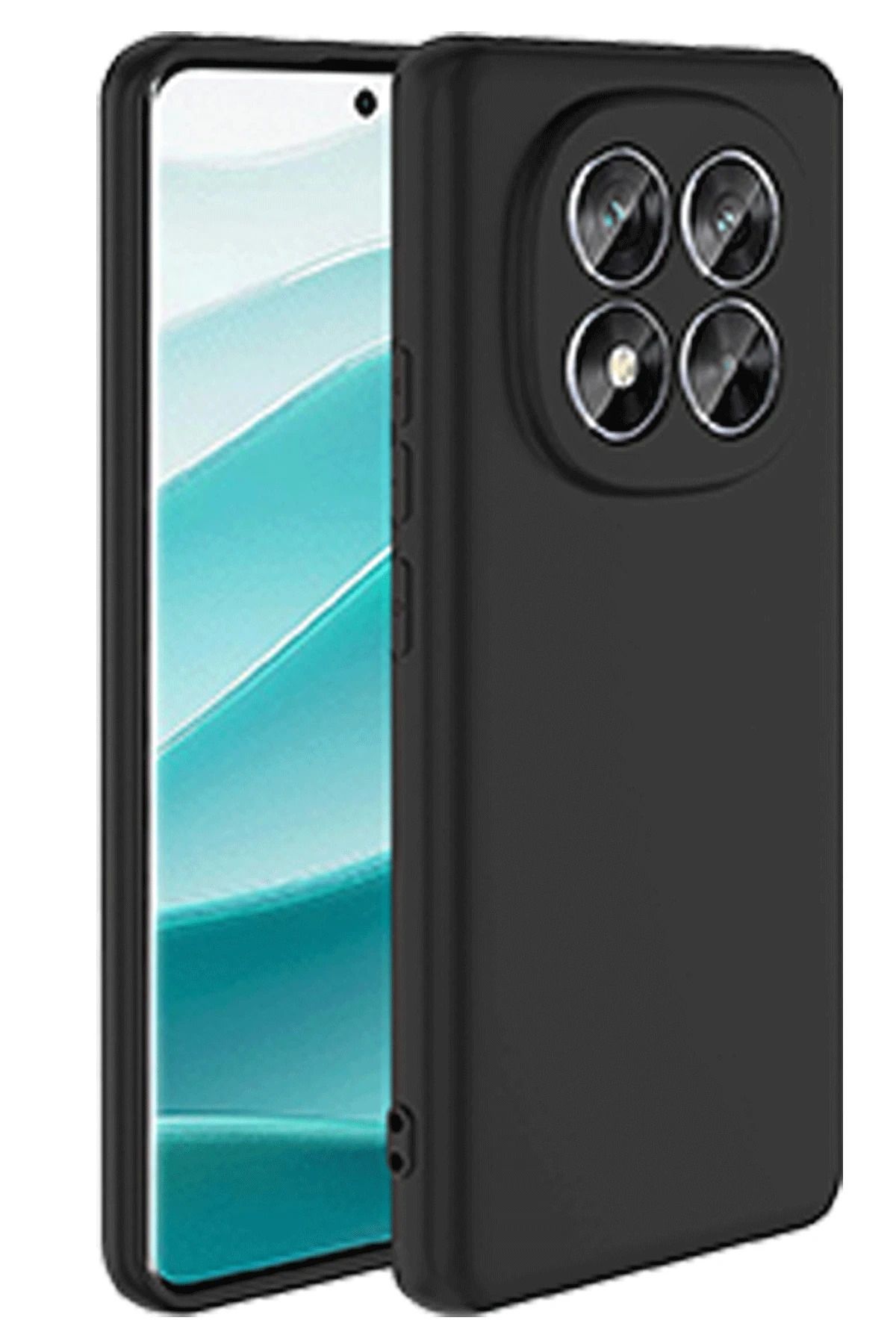 NewFace Xiaomi Redmi Note 14 Pro 5G Kılıf First Silikon - Siyah MRAYD