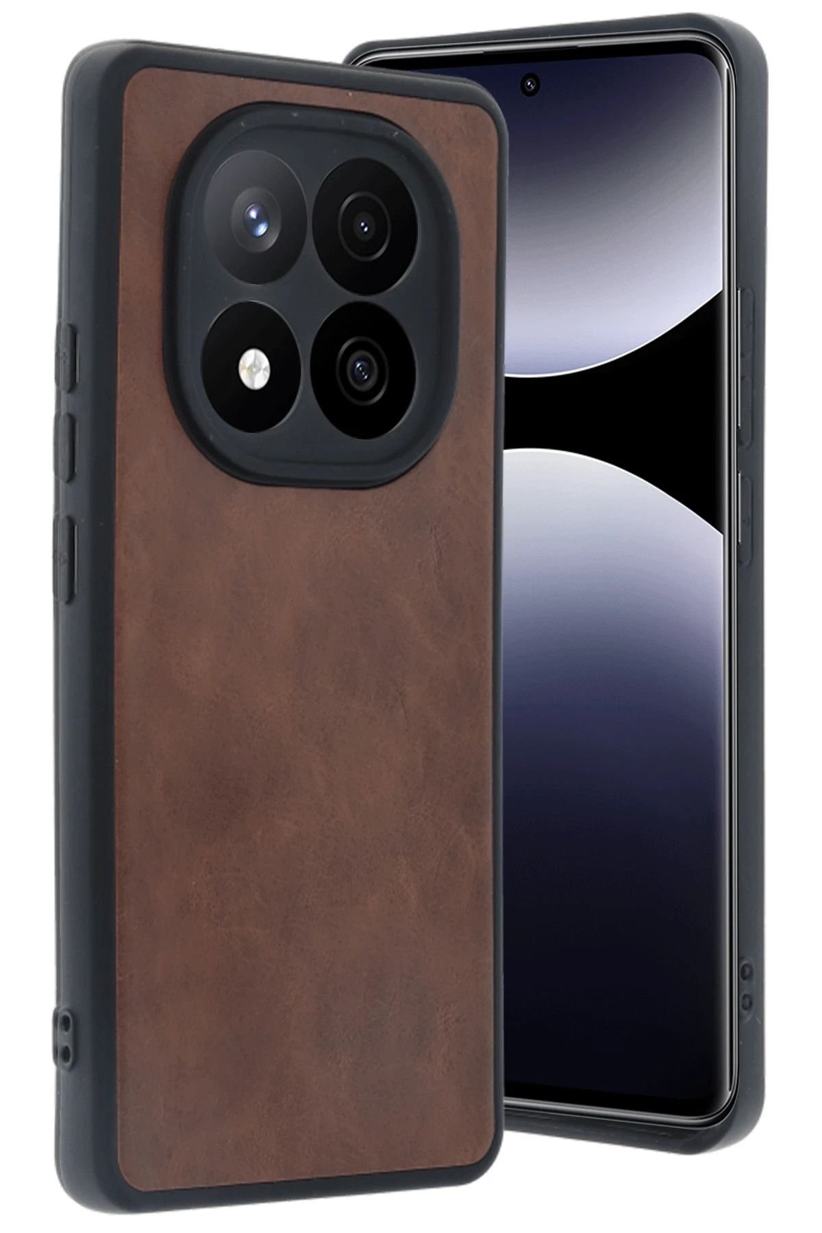 NewFace Xiaomi Redmi Note 14 Pro 5G Kılıf Aras Deri Kapak - Taba GLSTD
