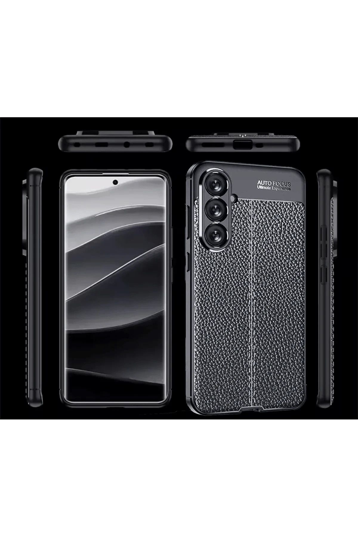 NewFace Samsung A56 Kılıf Auto Focus Kapak - Koyu Yeşil GLSTD
