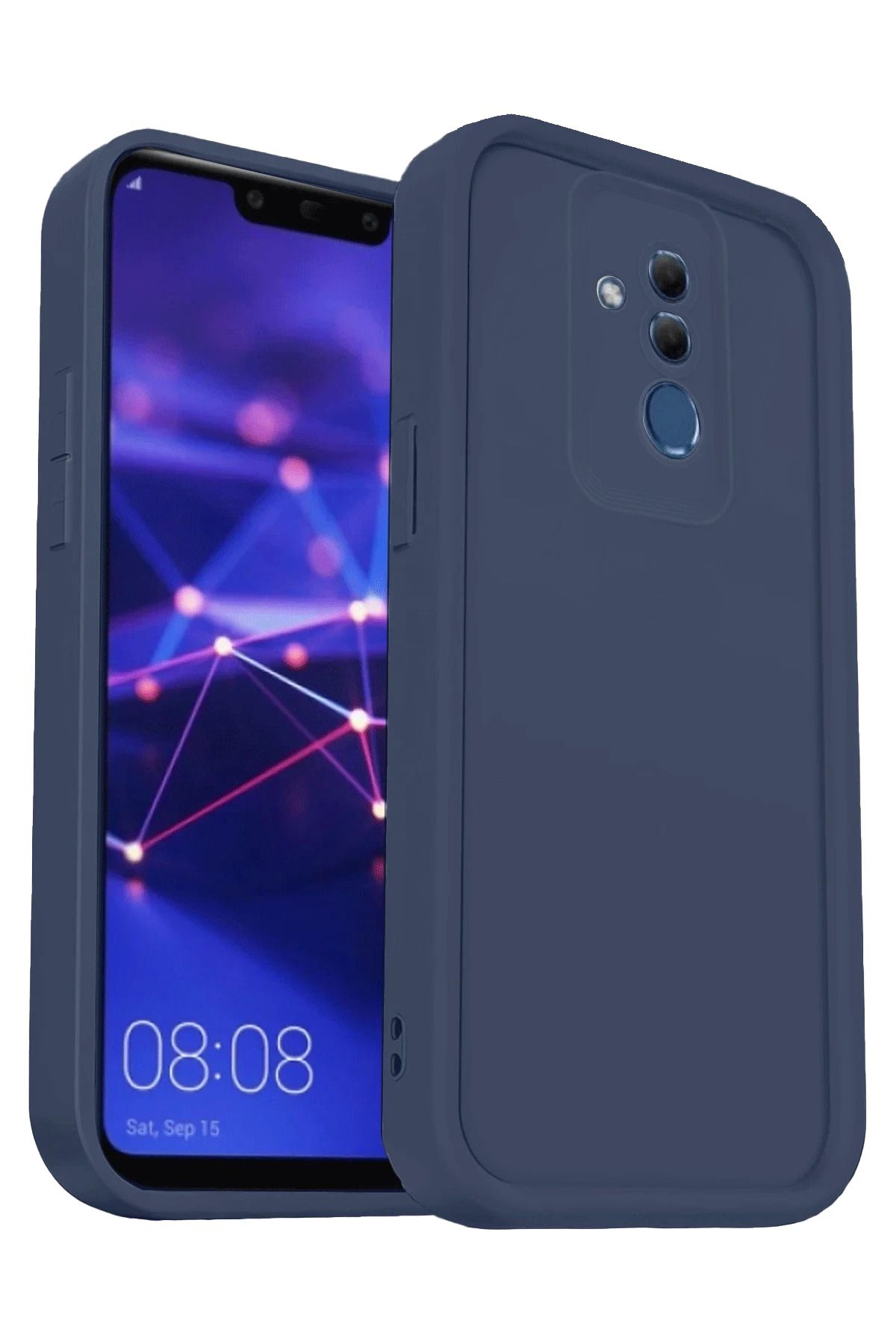 NewFace Huawei Mate 20 Lite Kılıf Viera Silikon - Lacivert MRAYD