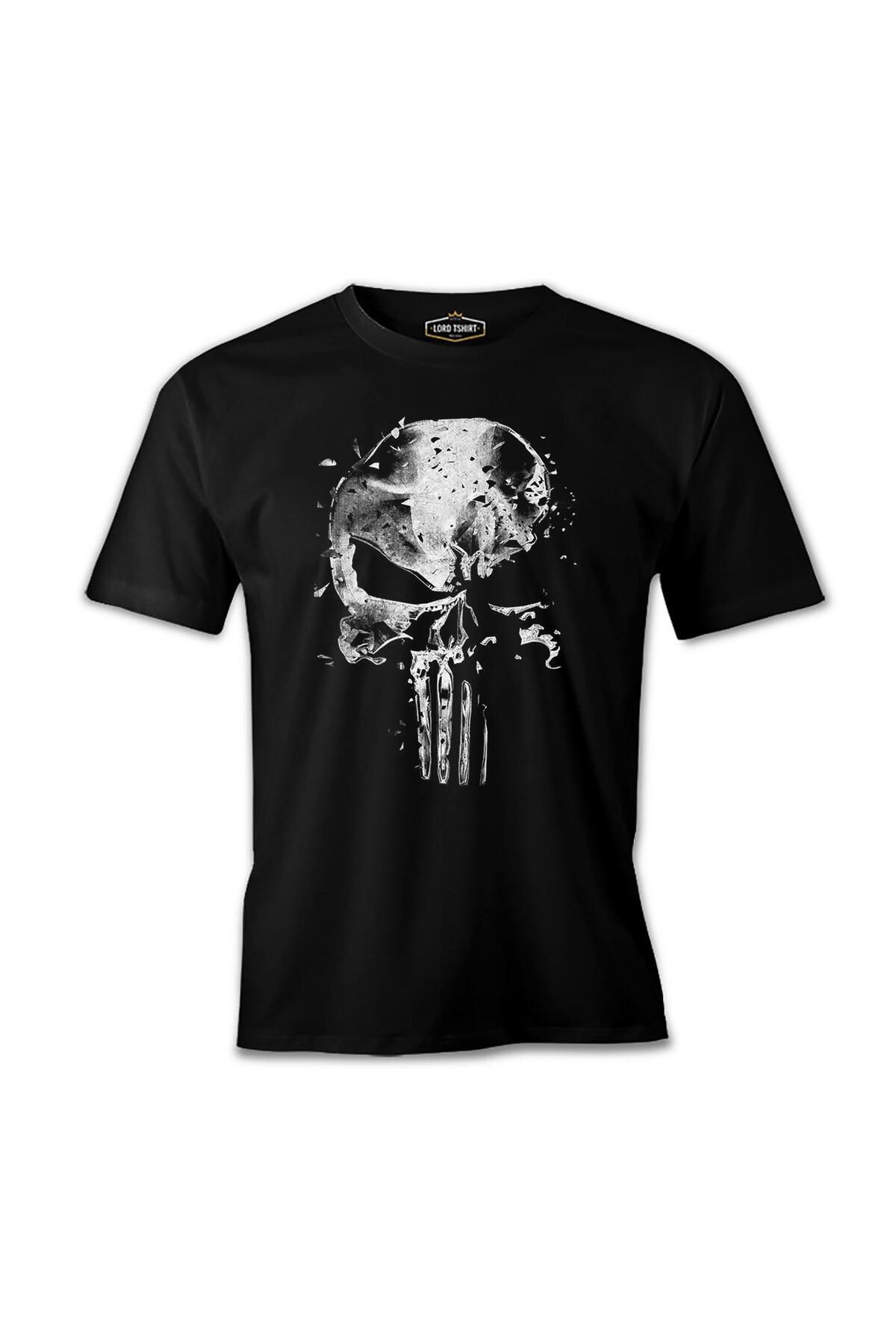 Lord T-Shirt Punisher - Bullet Hole Siyah Erkek Tshirt
