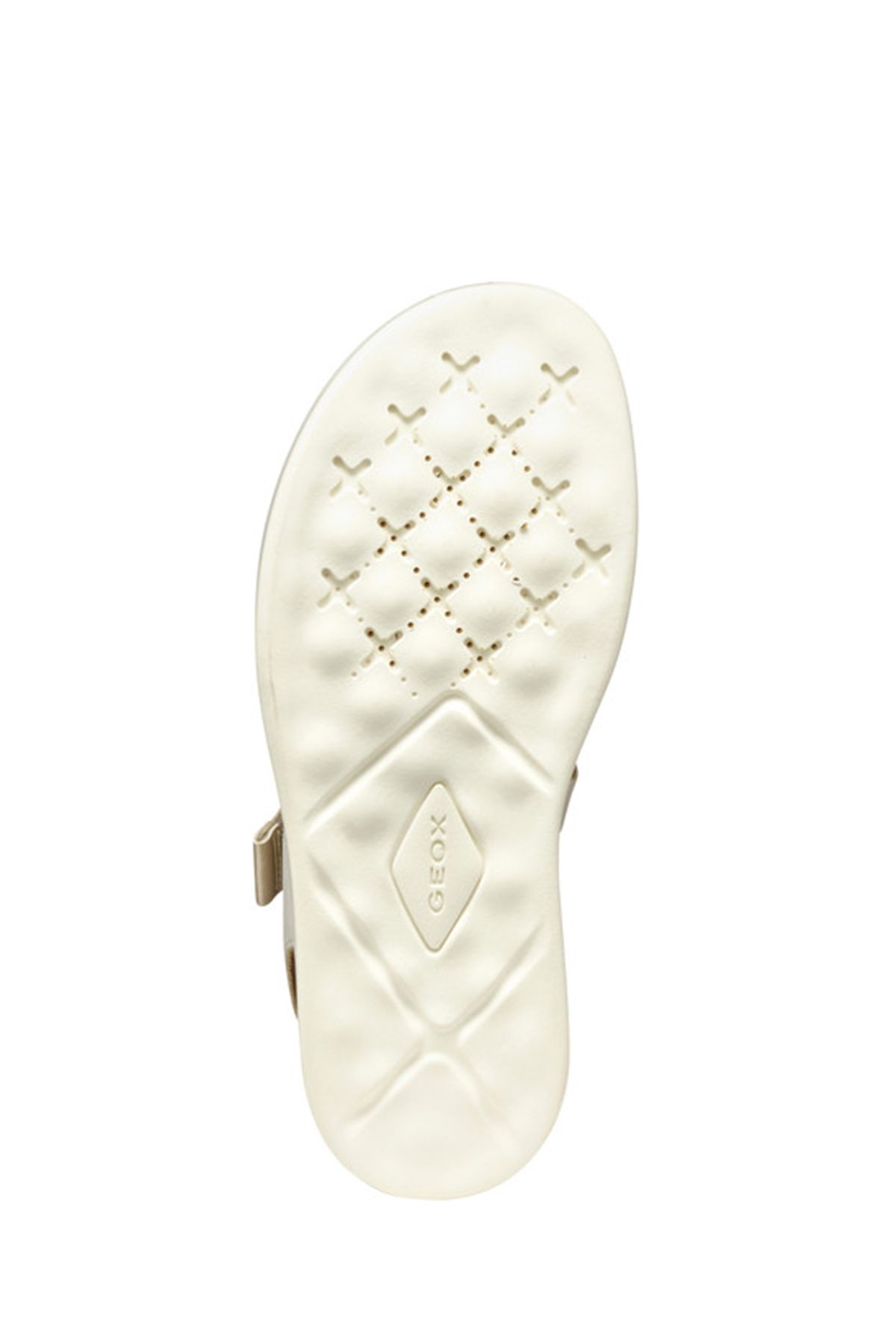 صندل زنانه کرم D XAND 2S E SMO. LEA + SANDALS چرمی BAND D45PAE04304C5322 Geox