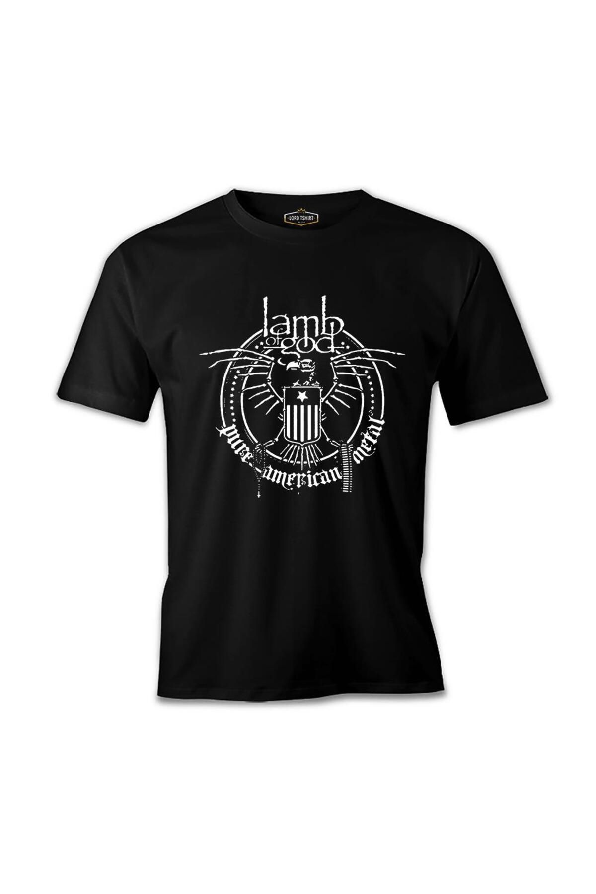 Lord T-Shirt Lamb of God - Pure Metal Siyah Erkek Tshirt