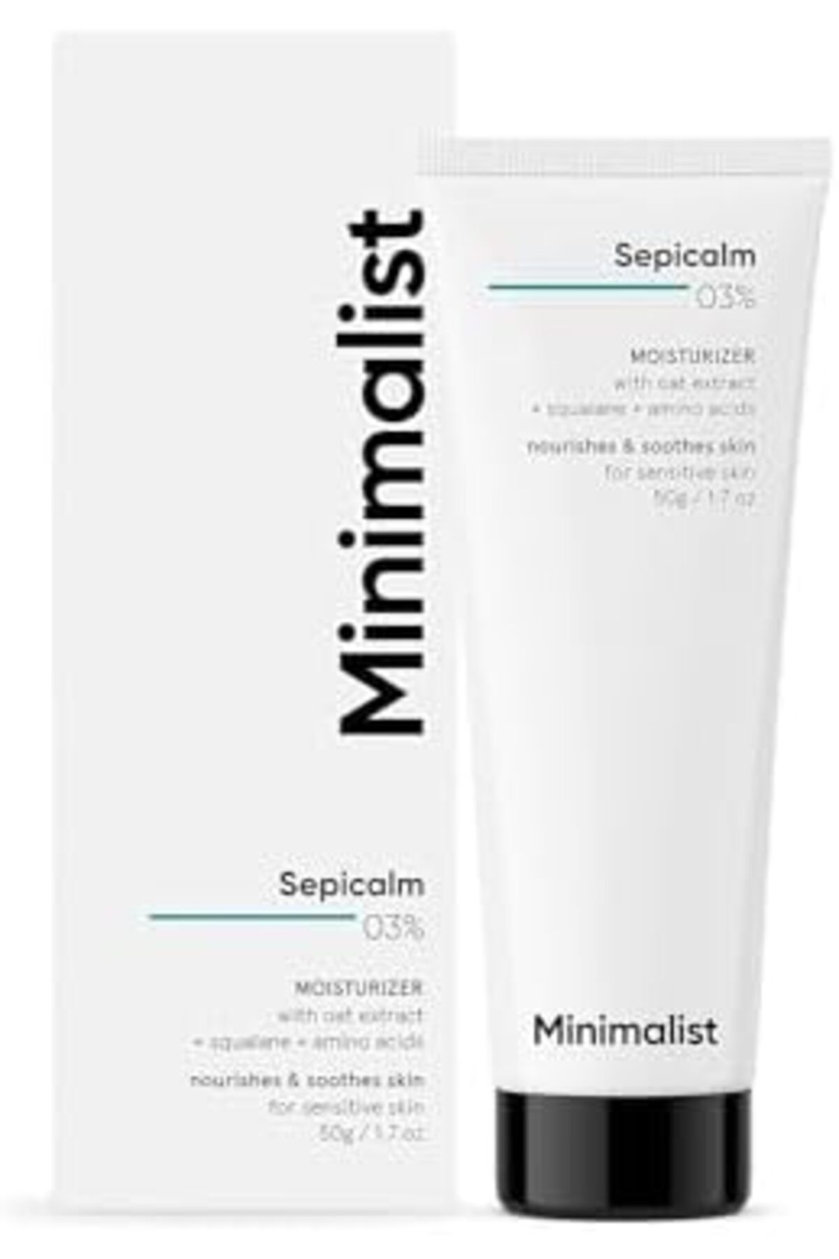 Minimalist-3% Sepicalm With Oats Face Moisturizer Cream for Sensitive Skin | Lightweight | Calming | Reduces Re 2