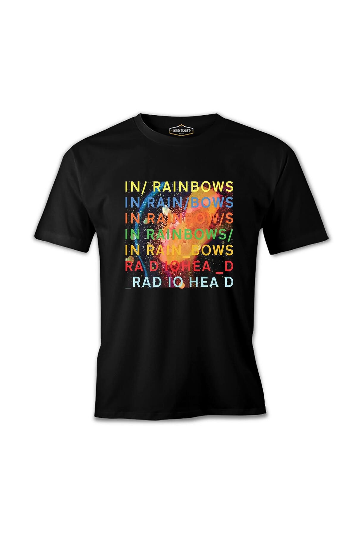 Lord T-Shirt Radiohead - In Rainbows Siyah Erkek Tshirt