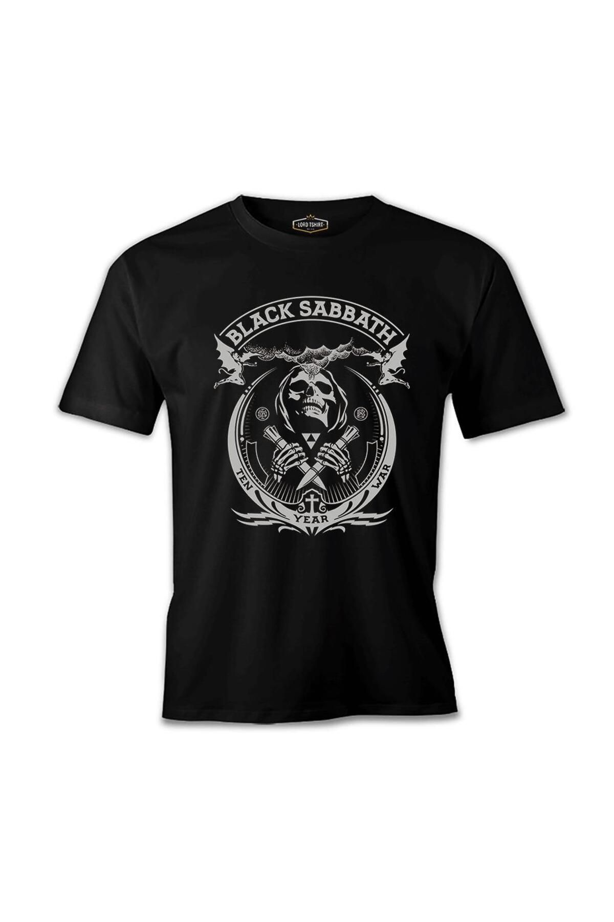 Lord T-Shirt Black Sabbath - Ten Year War Siyah Erkek Tshirt