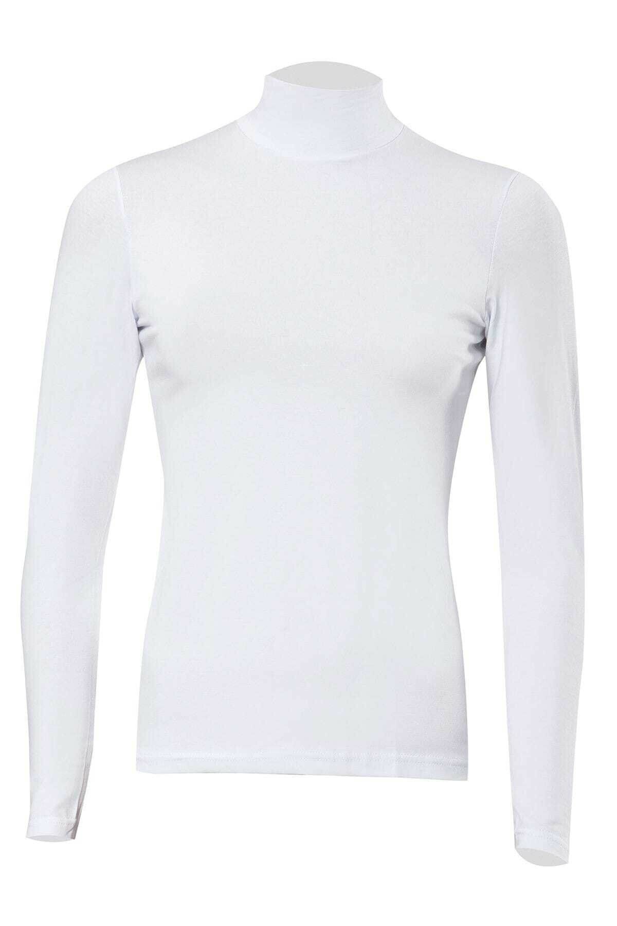 Moda Şahsenem Balıkçı Yaka Uzun Kol T-shirt 2141