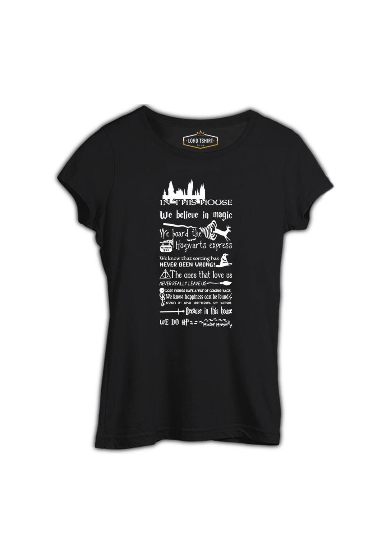 Lord T-Shirt HP - Evin Kuralları Siyah Tshirt