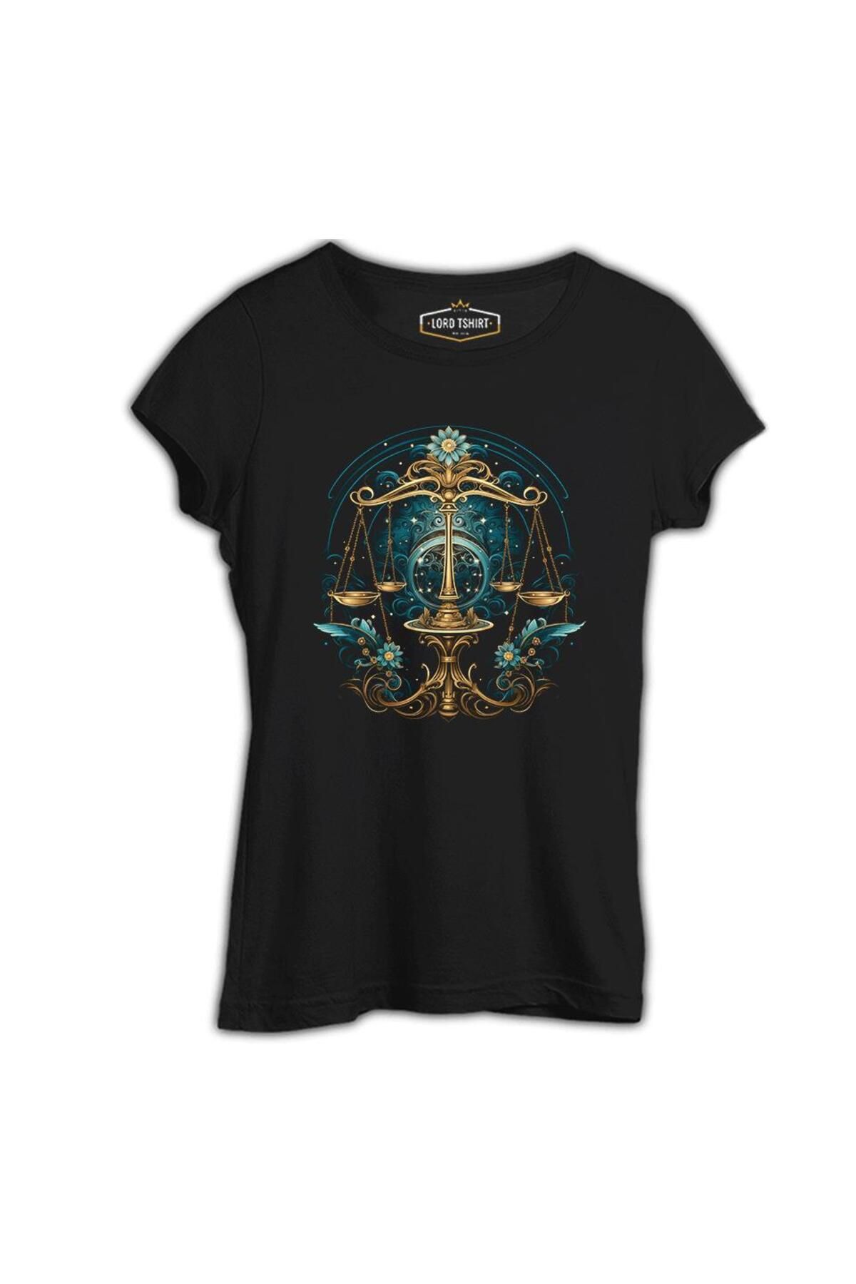 Lord T-Shirt Burçlar - Terazi Siyah Tshirt