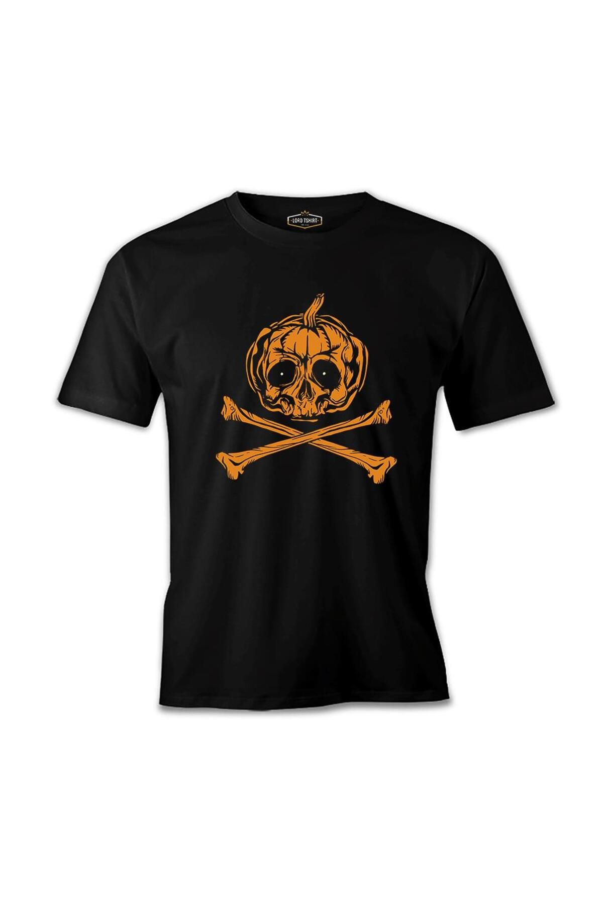 Lord T-Shirt Kuru Kafa Bal Kabağı Siyah Erkek Tshirt