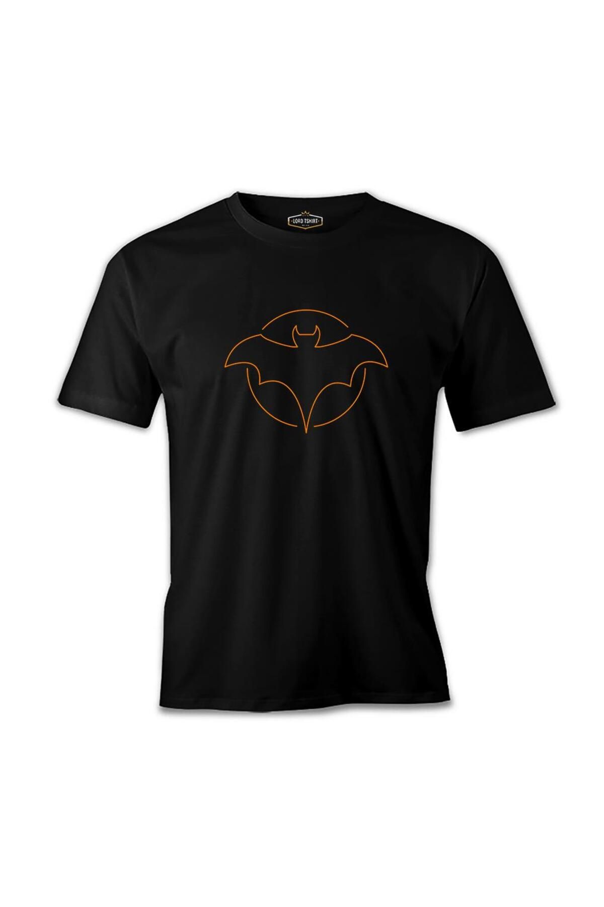 Lord T-Shirt Yarasa Logo Siyah Erkek Tshirt