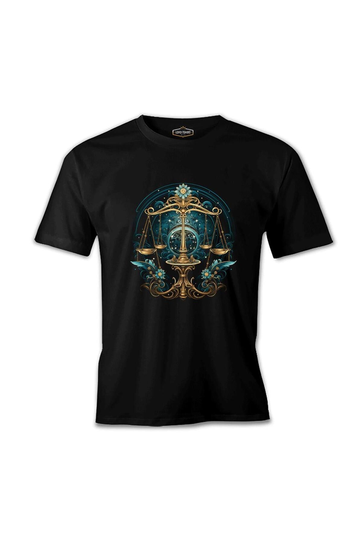 Lord T-Shirt Burçlar - Terazi Siyah Erkek Tshirt
