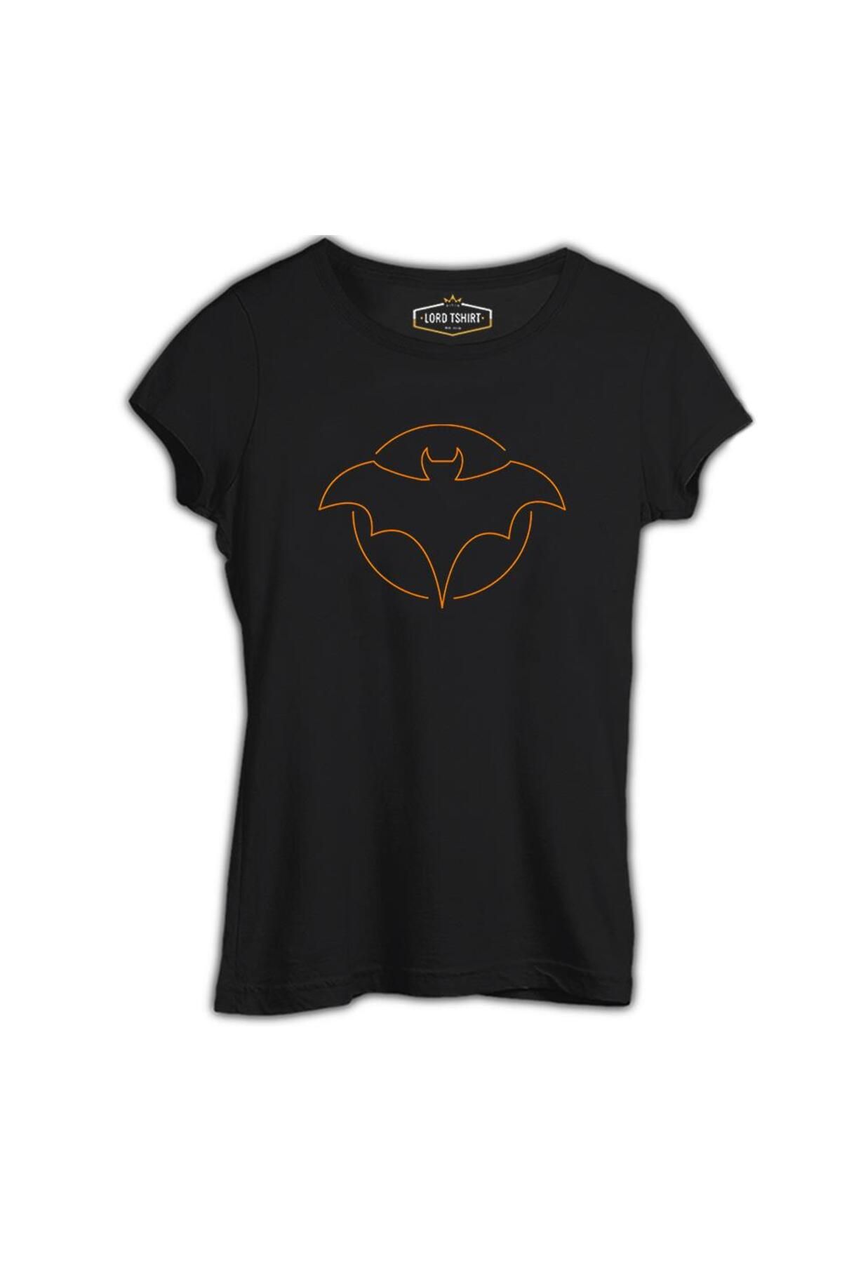 Lord T-Shirt Yarasa Logo Siyah Tshirt