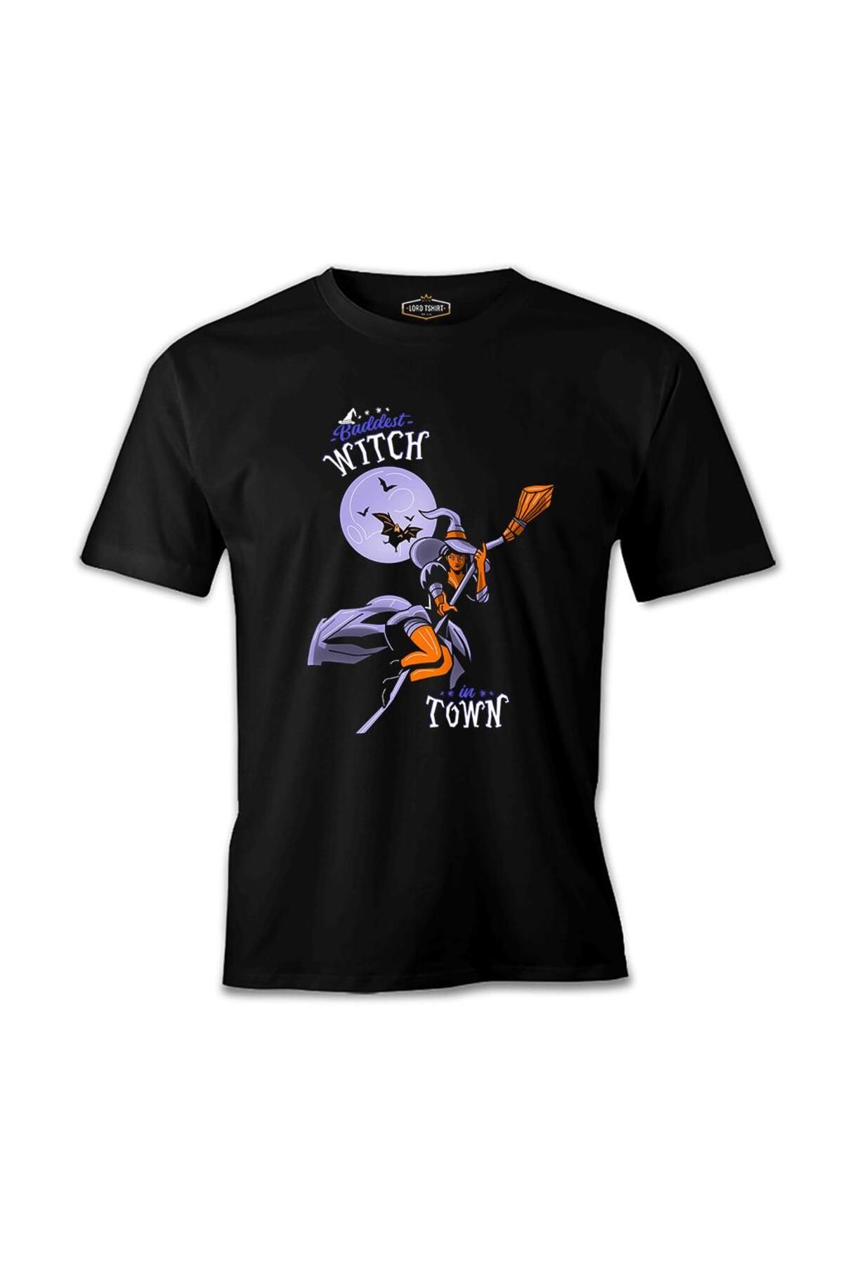 Lord T-Shirt Cadılar Bayramı - Cadılar Kasabası Siyah Erkek Tshirt